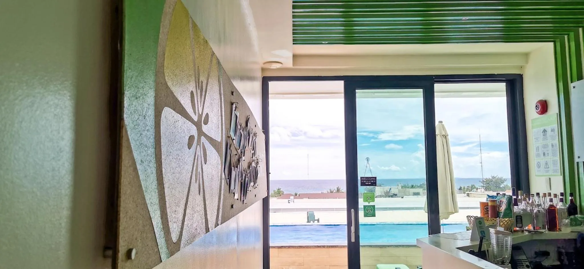 Pool view in Lime Hotel Boracay