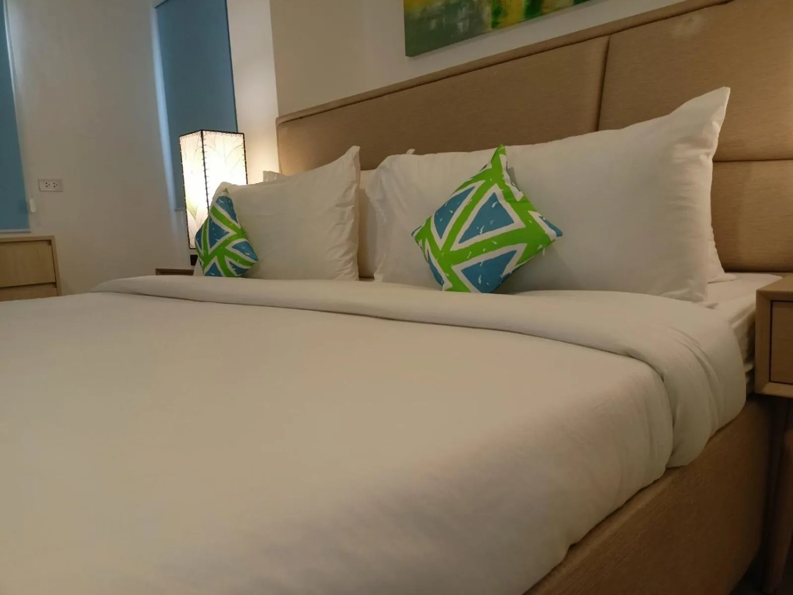 Bed in Lime Hotel Boracay