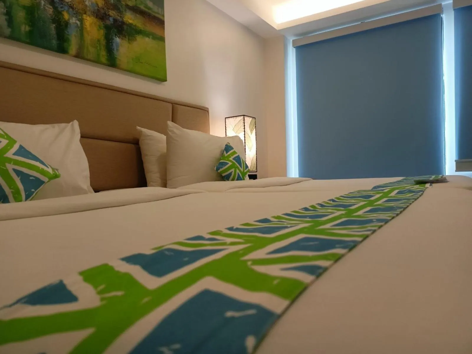 Bed in Lime Hotel Boracay