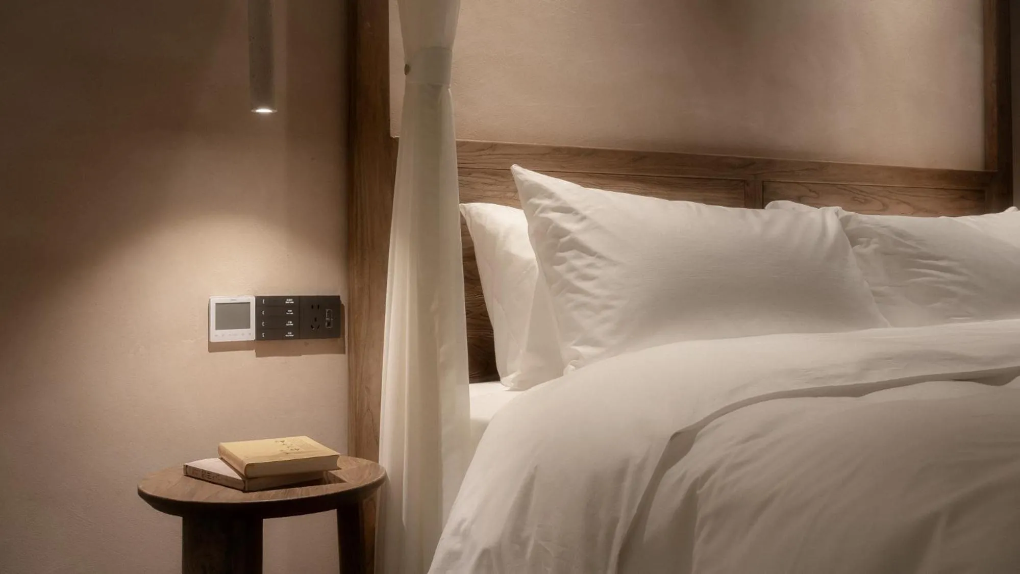 Bed in Shishe Spring Designer Homestay