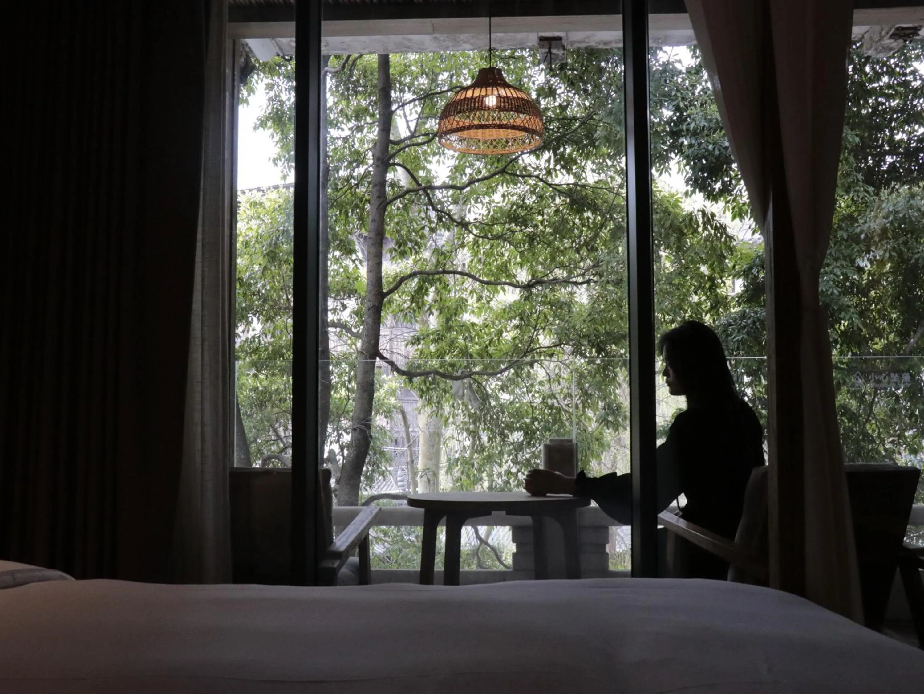 Bed in Shishe Spring Designer Homestay