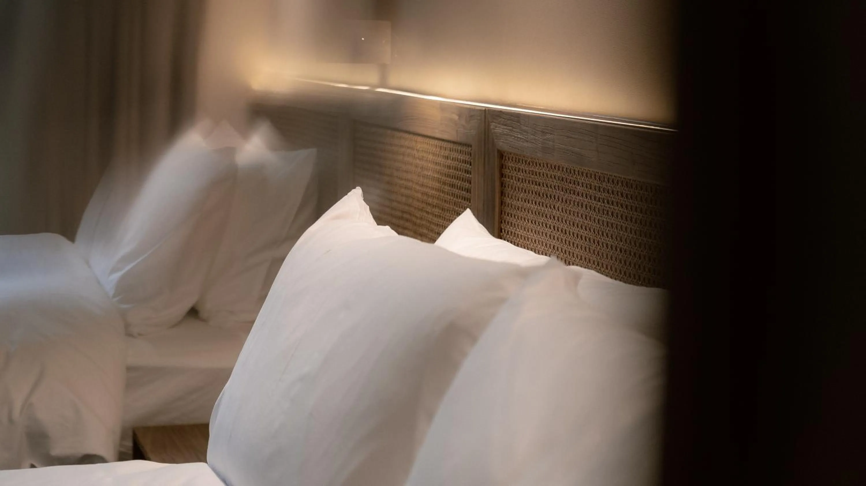 Bed in Shishe Spring Designer Homestay