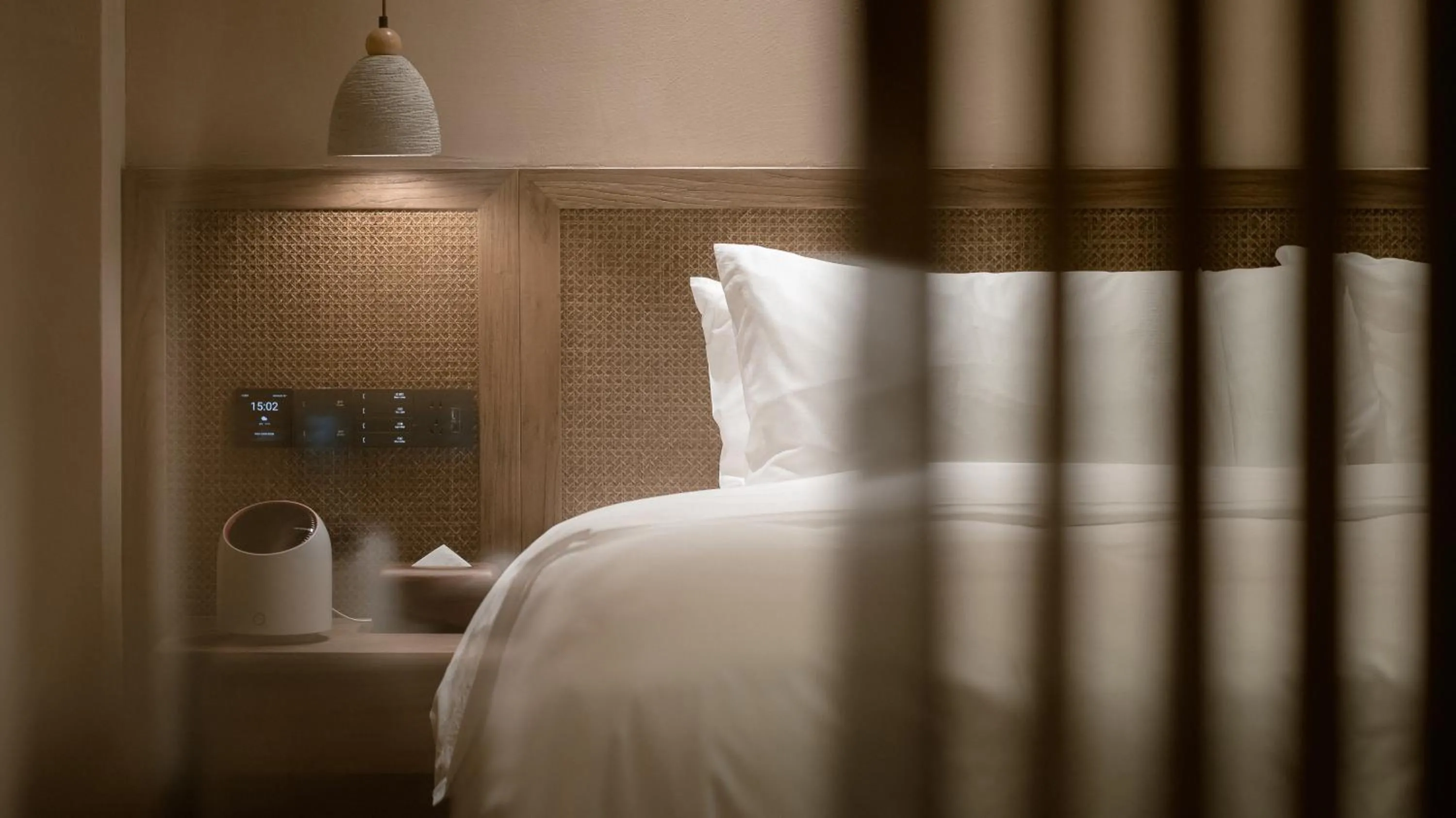 Bed in Shishe Spring Designer Homestay