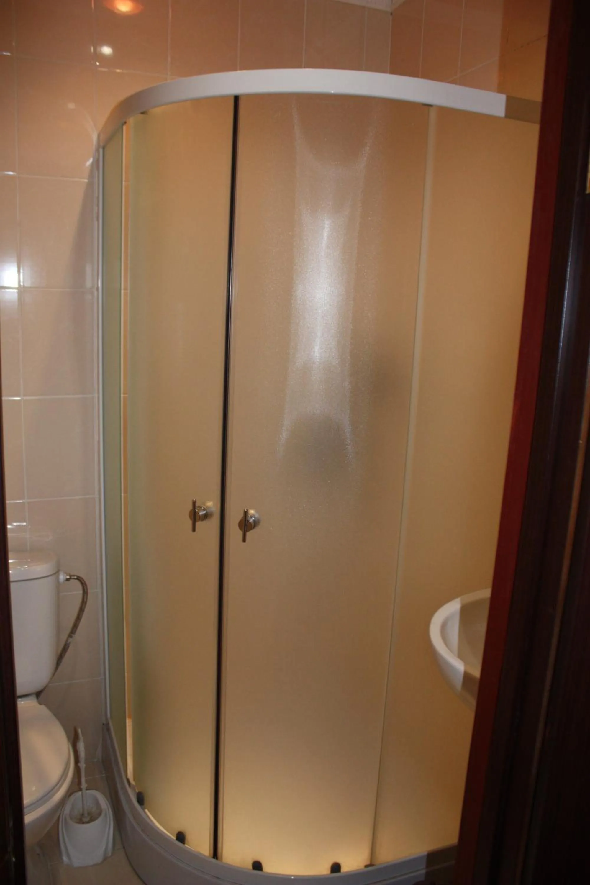 Shower in motel Pid Strihoyu
