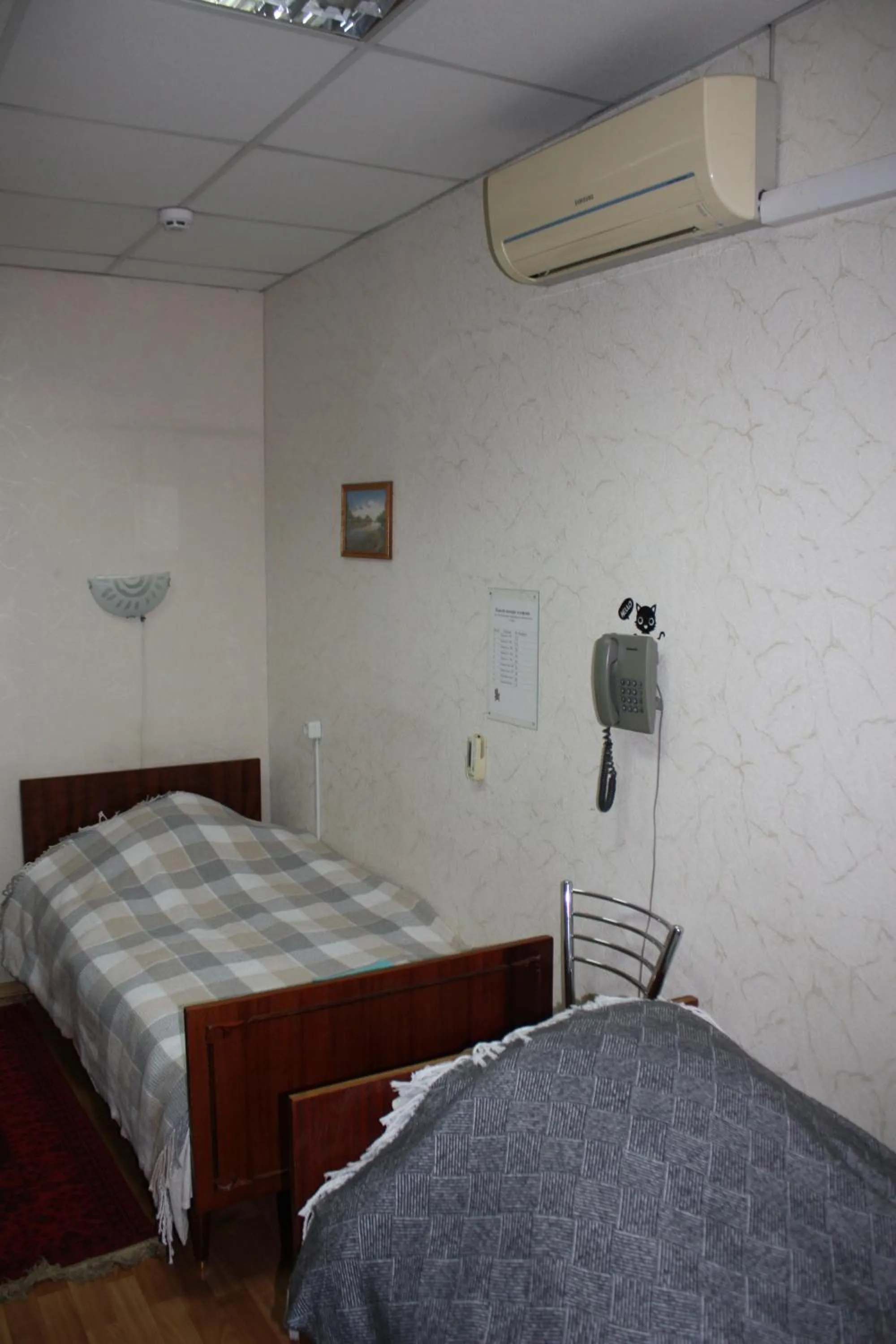 Bed in motel Pid Strihoyu