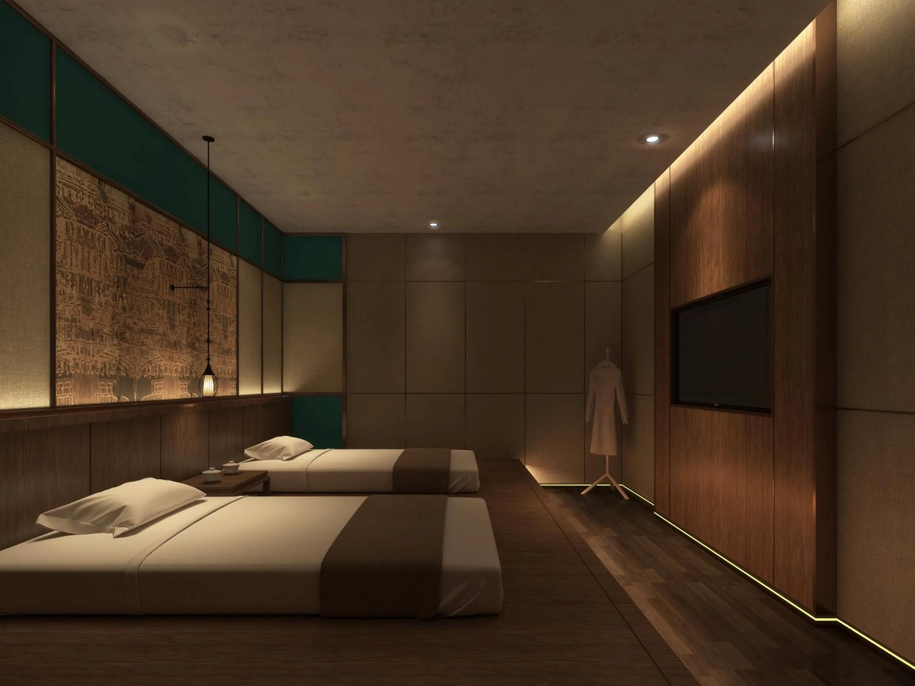 Spa and wellness centre/facilities, Bed in ShengDa International Hotel