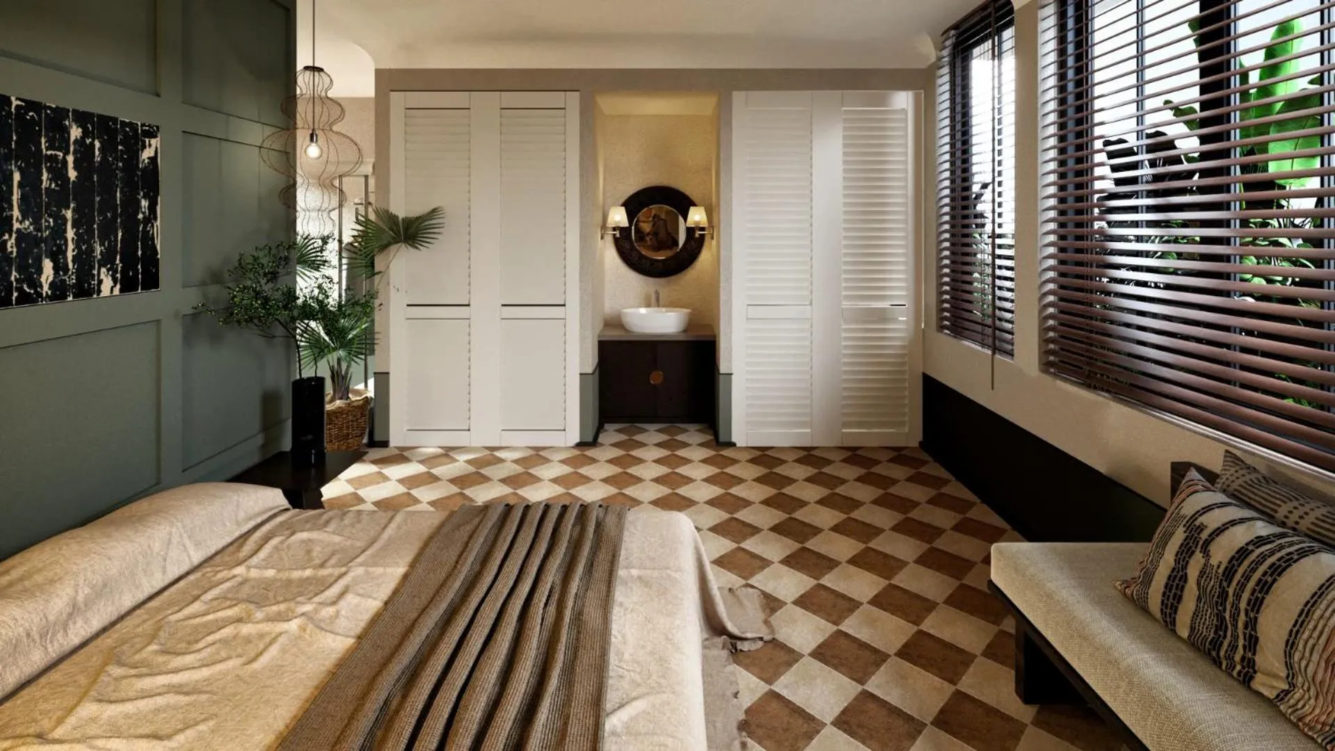 Deluxe Double Room in A Stay In Bàu Vá