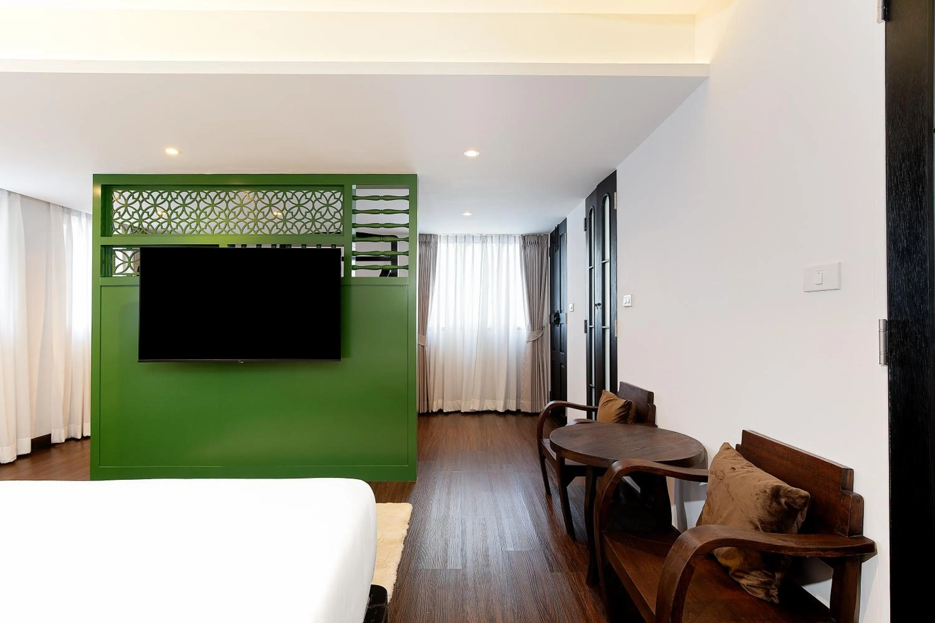 TV and multimedia, Bed in Bangluang Boutique Hotel