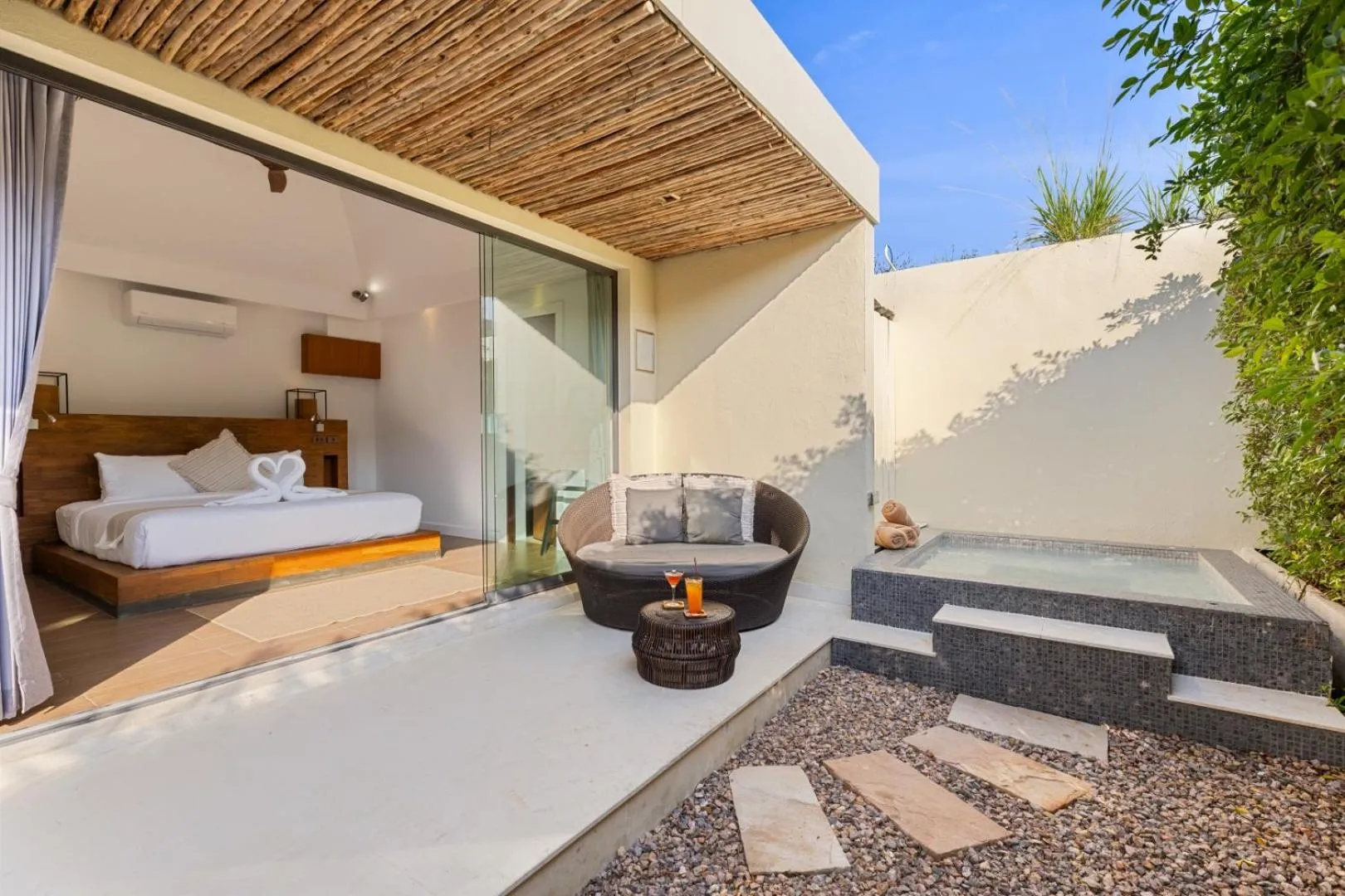 Bed in Zaya Beach Club & Resort