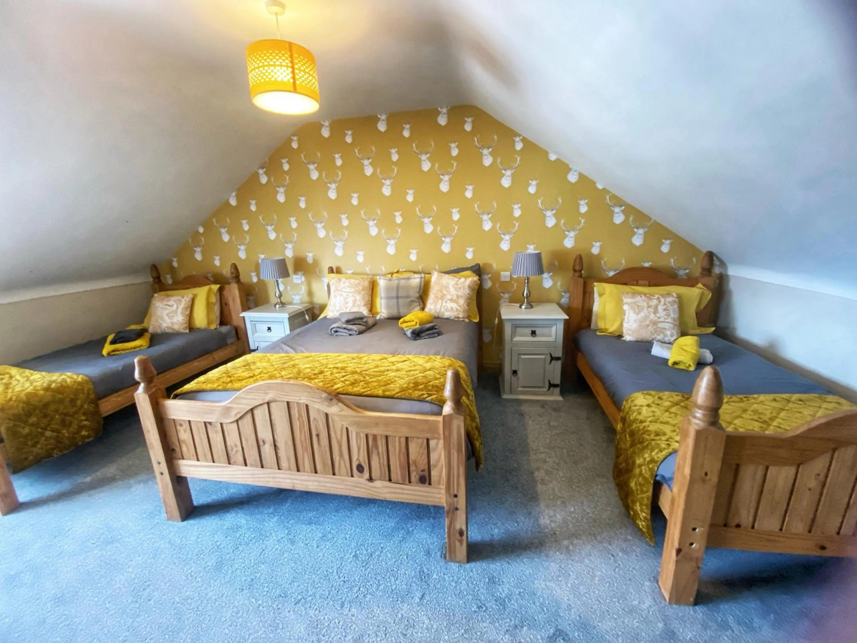 Bed in Dulrush Lodge Guest House, Restaurant and Self-Catering