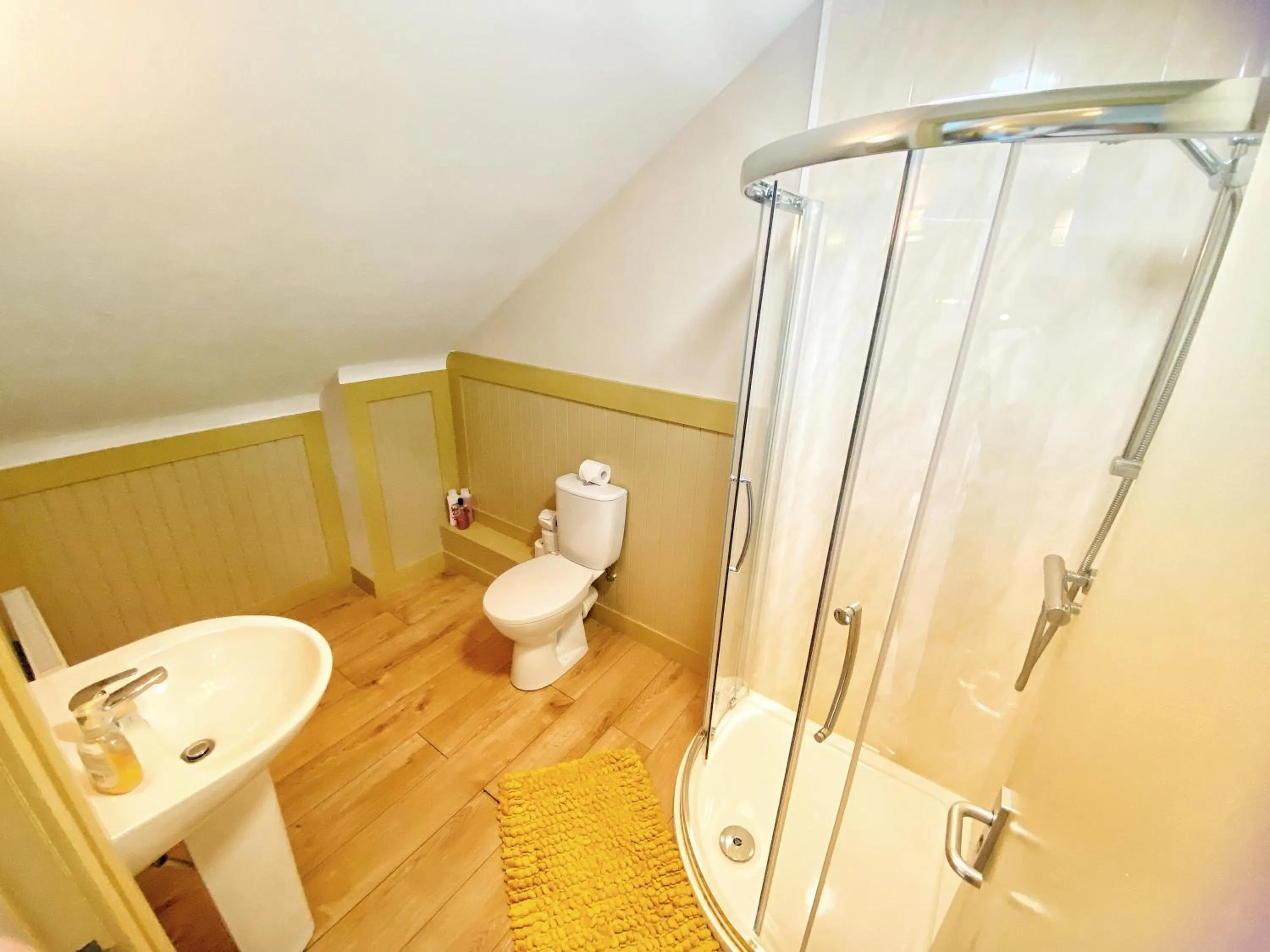 Shower in Dulrush Lodge Guest House, Restaurant and Self-Catering