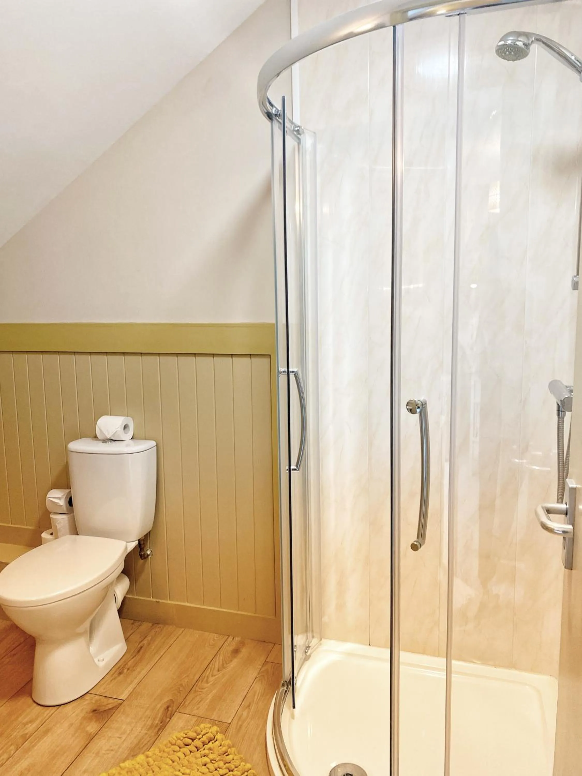 Shower in Dulrush Lodge Guest House, Restaurant and Self-Catering