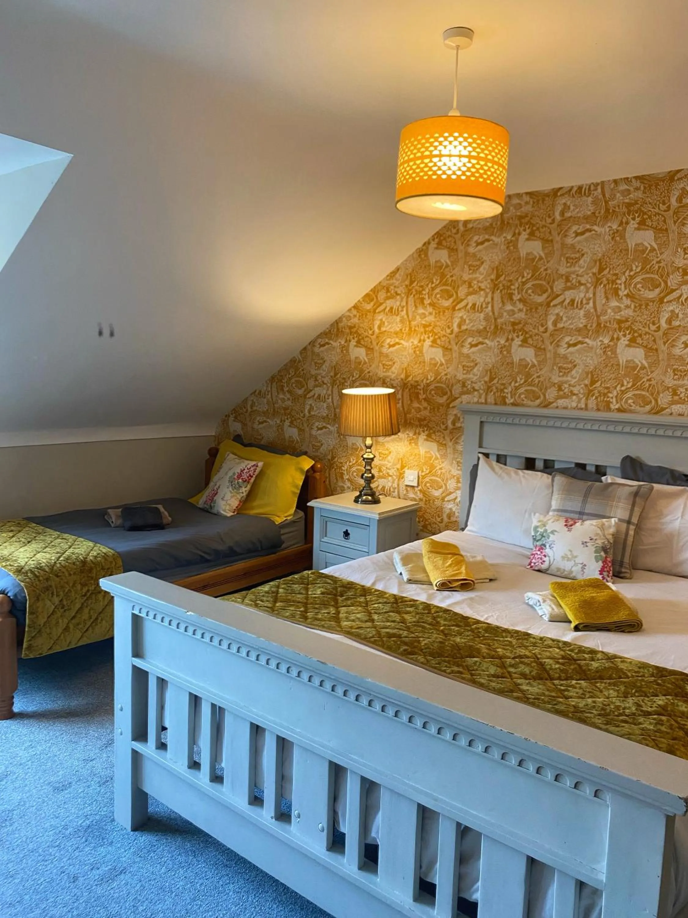 Bed in Dulrush Lodge Guest House, Restaurant and Self-Catering