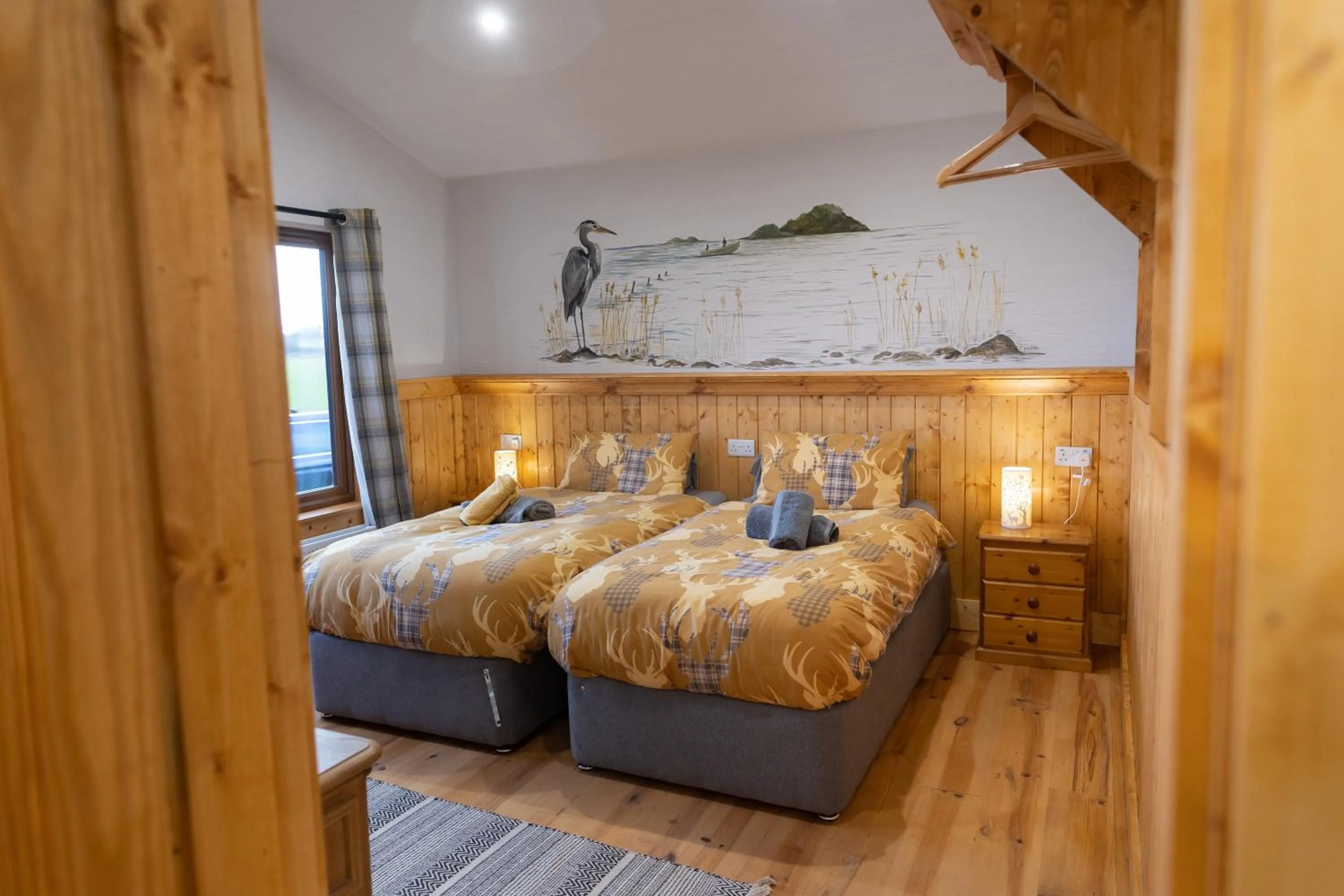 Bed in Dulrush Lodge Guest House, Restaurant and Self-Catering