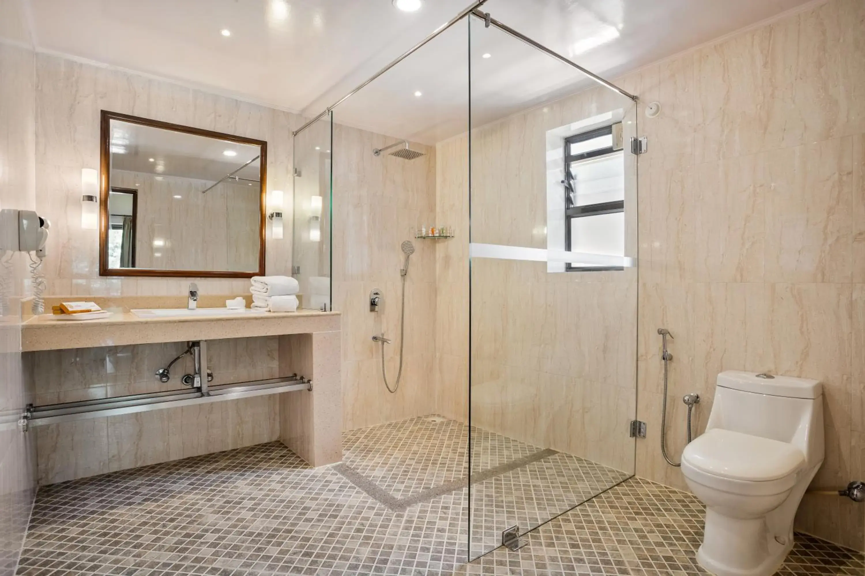 Bathroom in Seashell Suites and Villas- Candolim Goa Bathroom in Seashell Suites and Villas- Candolim Goa