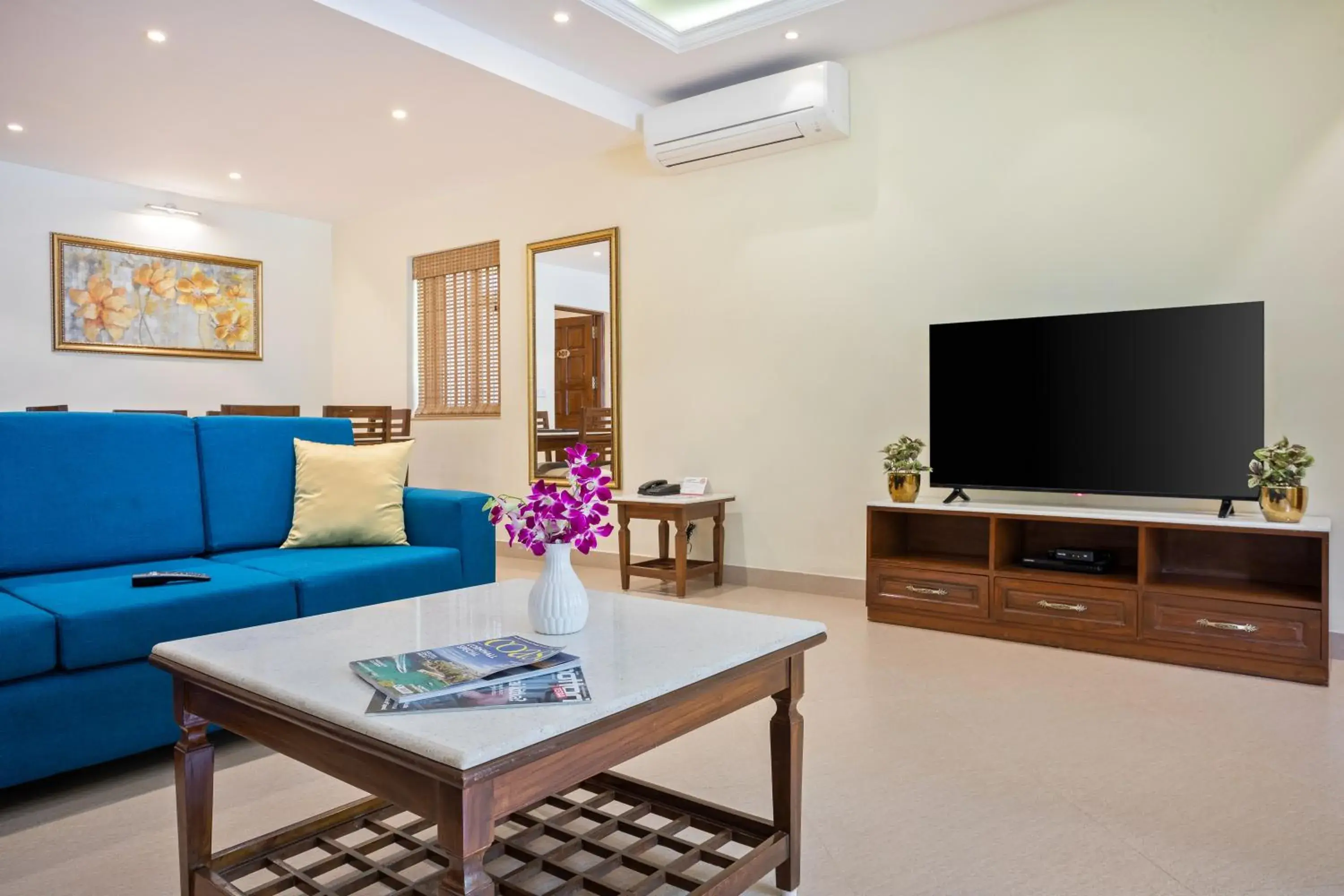 Living room in Seashell Suites and Villas- Candolim Goa Living room in Seashell Suites and Villas- Candolim Goa