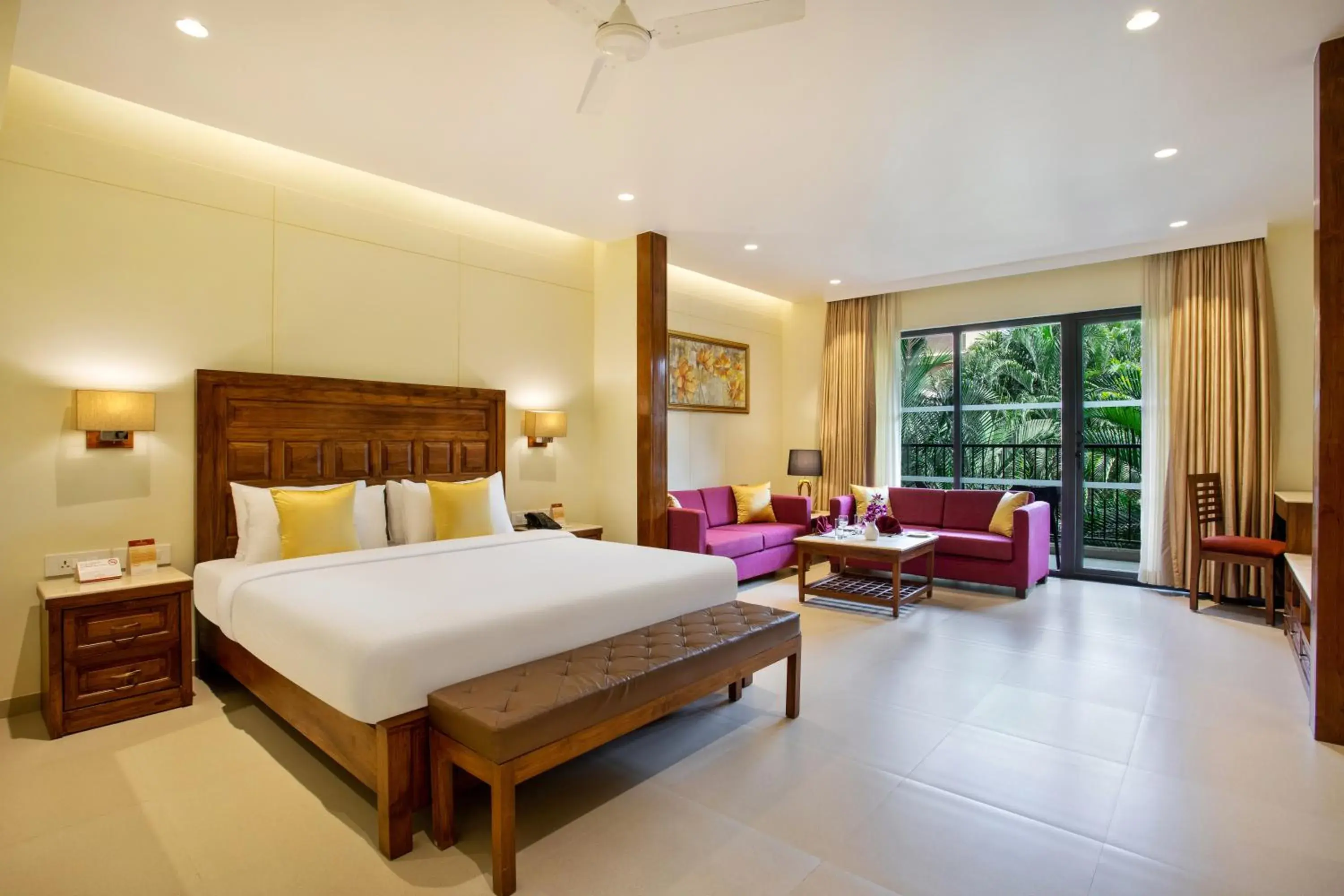 Bed in Seashell Suites and Villas- Candolim Goa Bed in Seashell Suites and Villas- Candolim Goa
