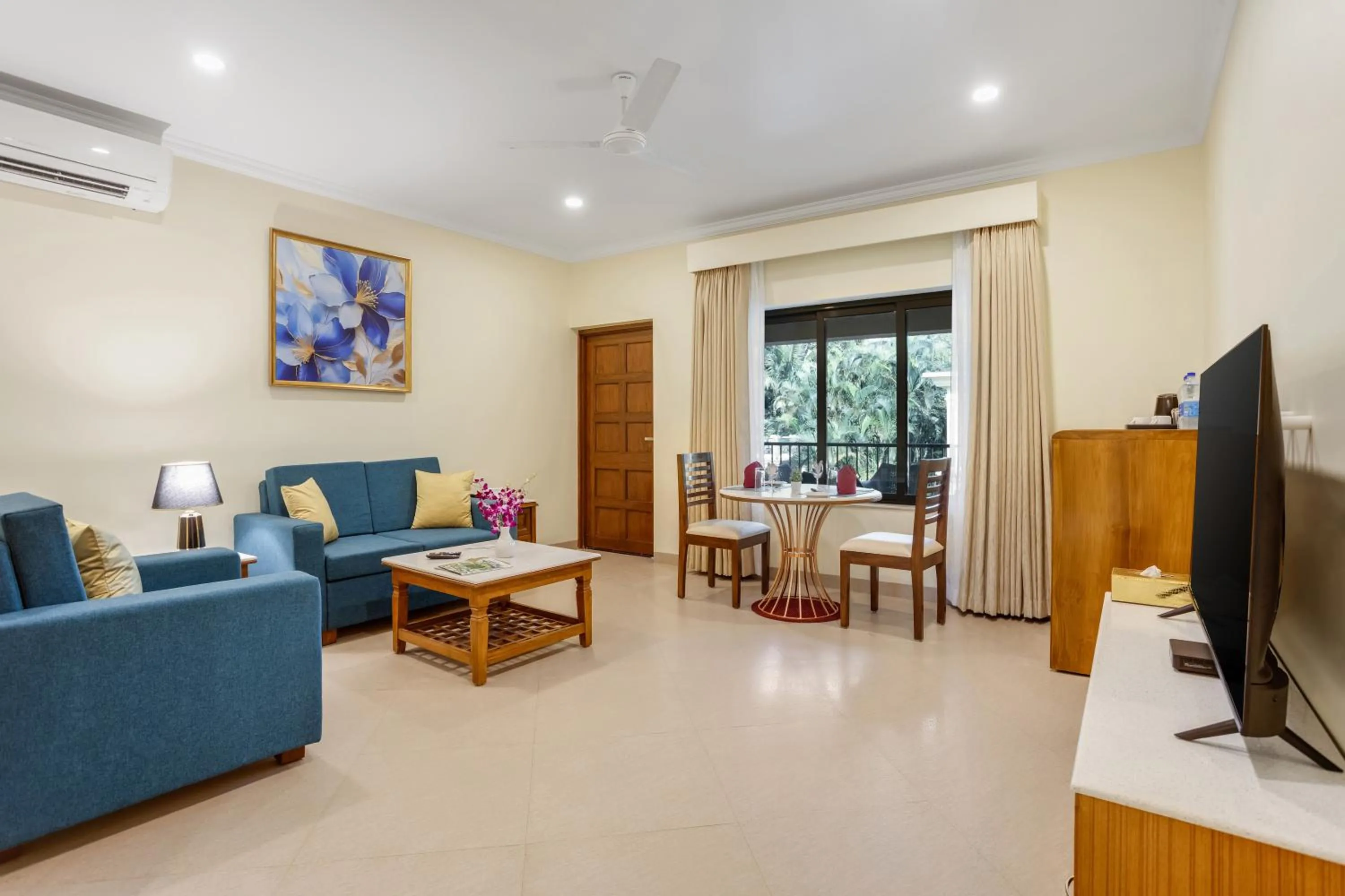 Seating area in Seashell Suites and Villas- Candolim Goa