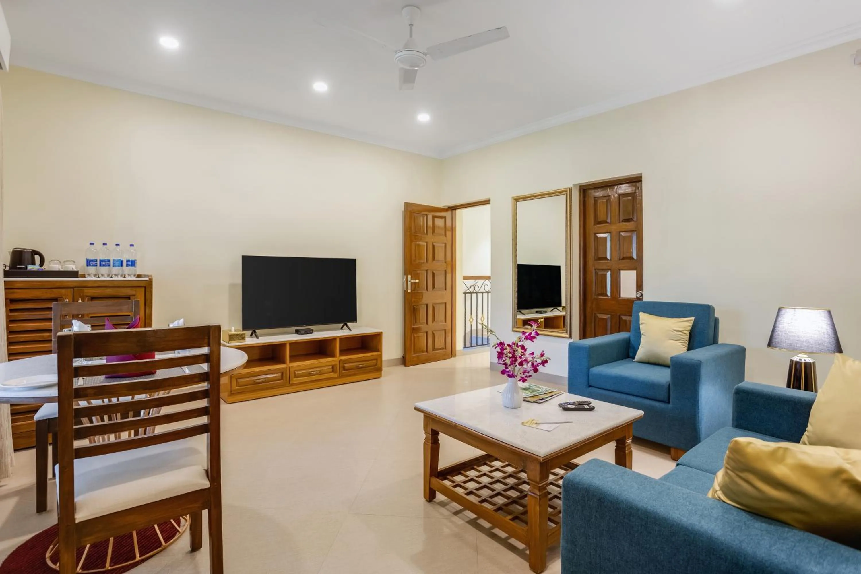 Living room in Seashell Suites and Villas- Candolim Goa