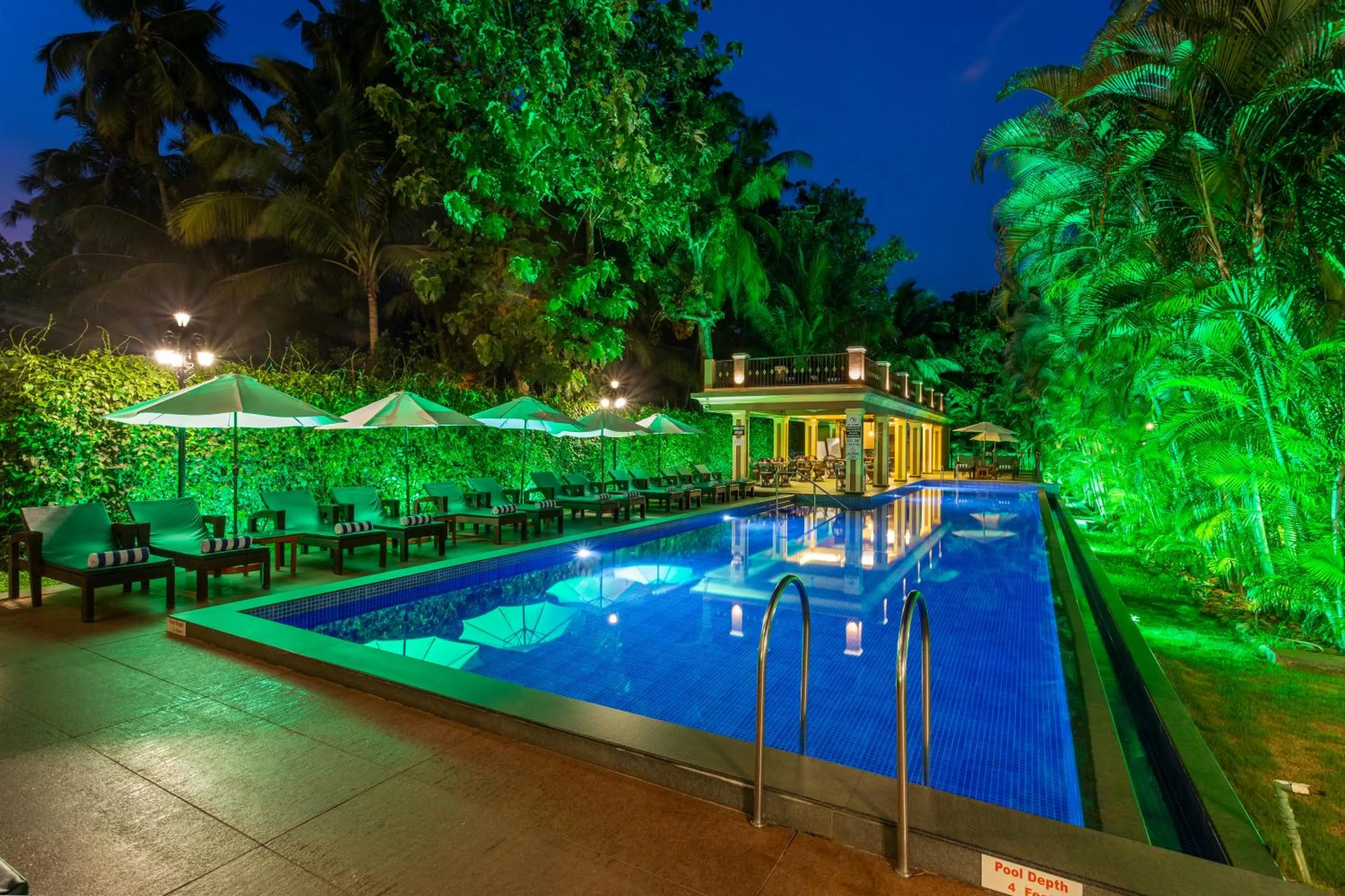 Swimming pool in Seashell Suites and Villas- Candolim Goa