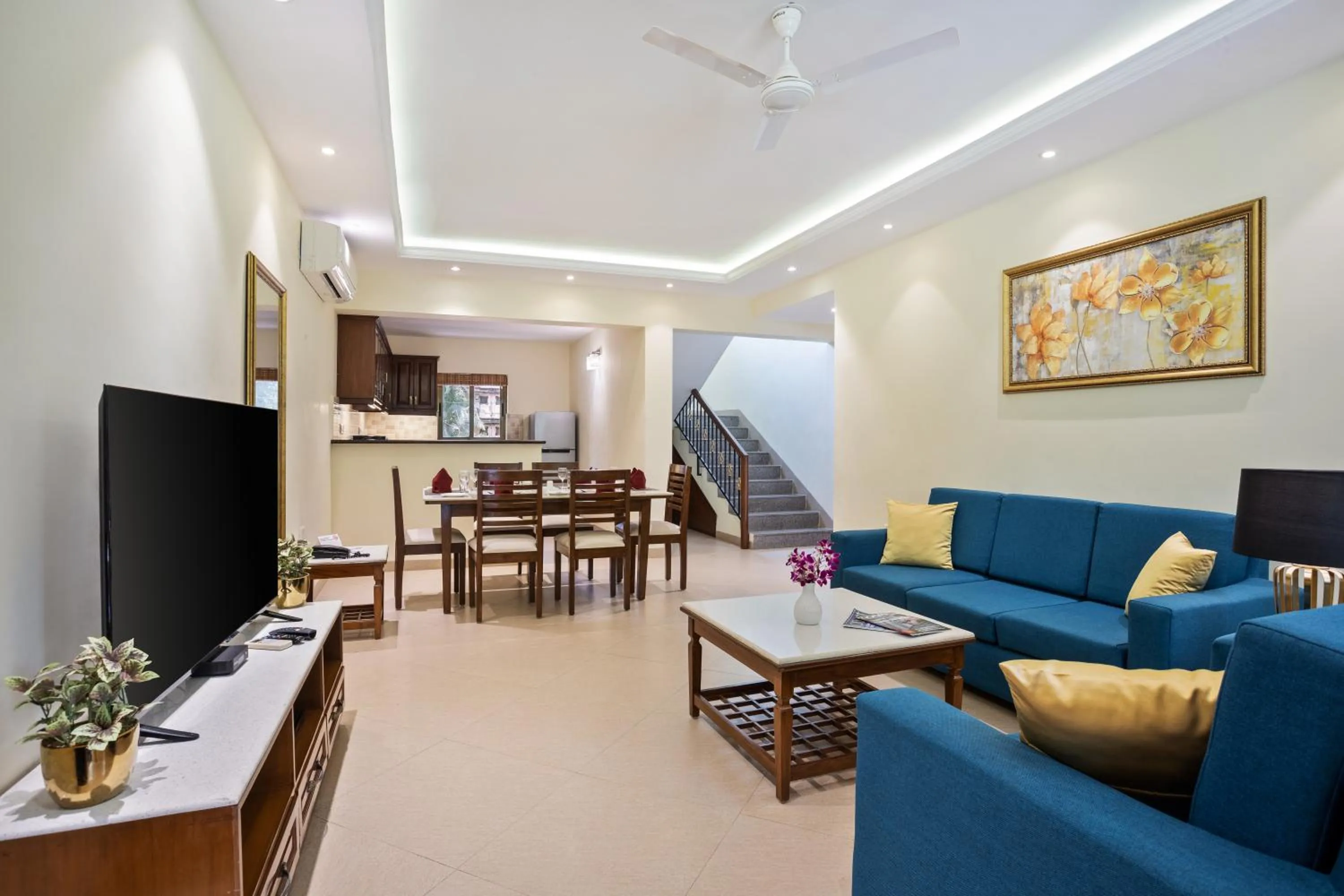 Living room in Seashell Suites and Villas- Candolim Goa