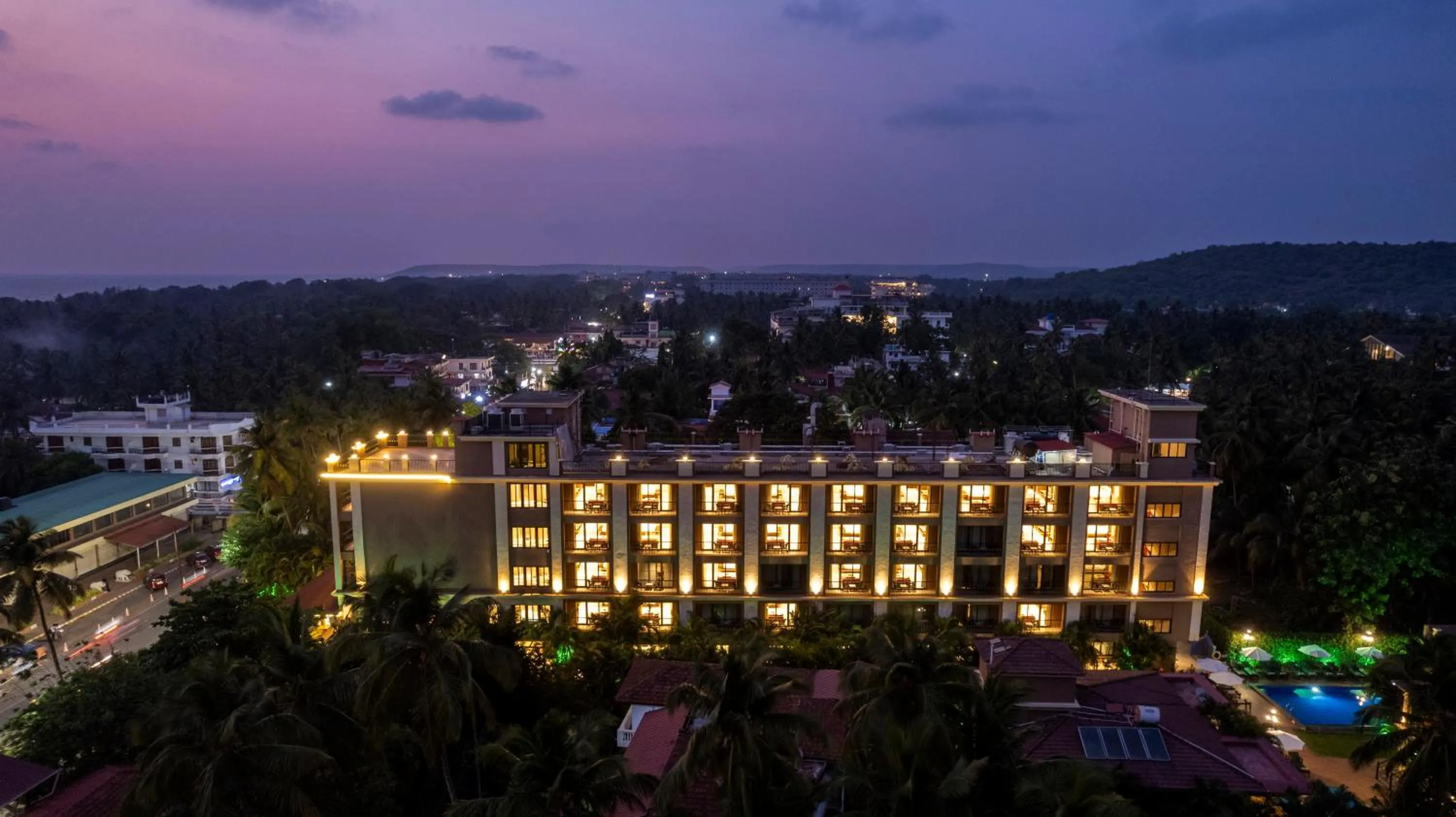 Night in Seashell Suites and Villas- Candolim Goa