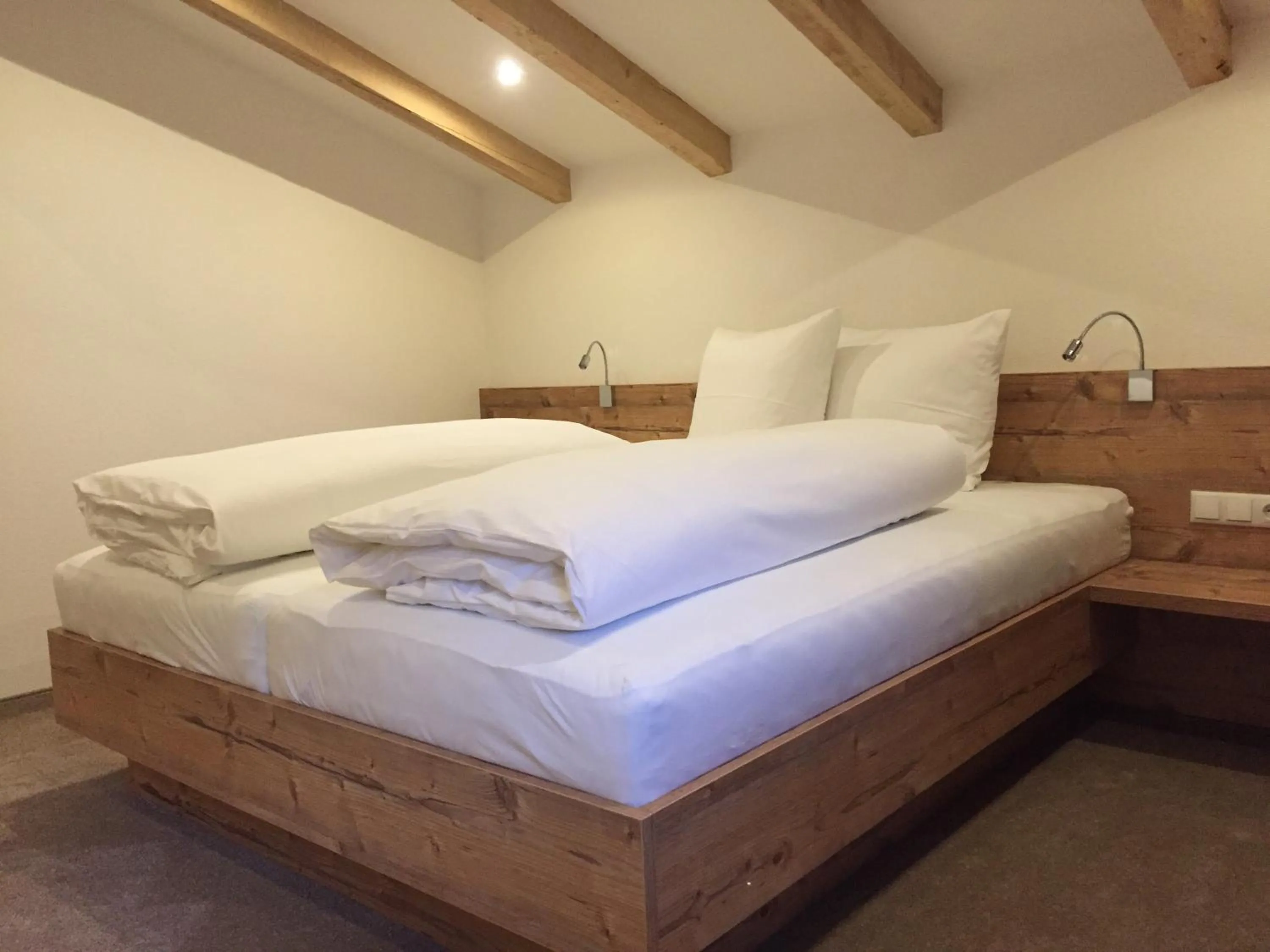 Bed in Ferienwohnungen Bailom