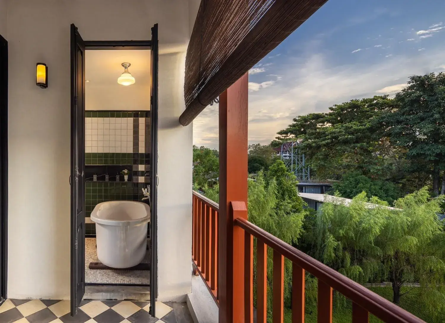 River in Hotel Ping Silhouette River in Hotel Ping Silhouette