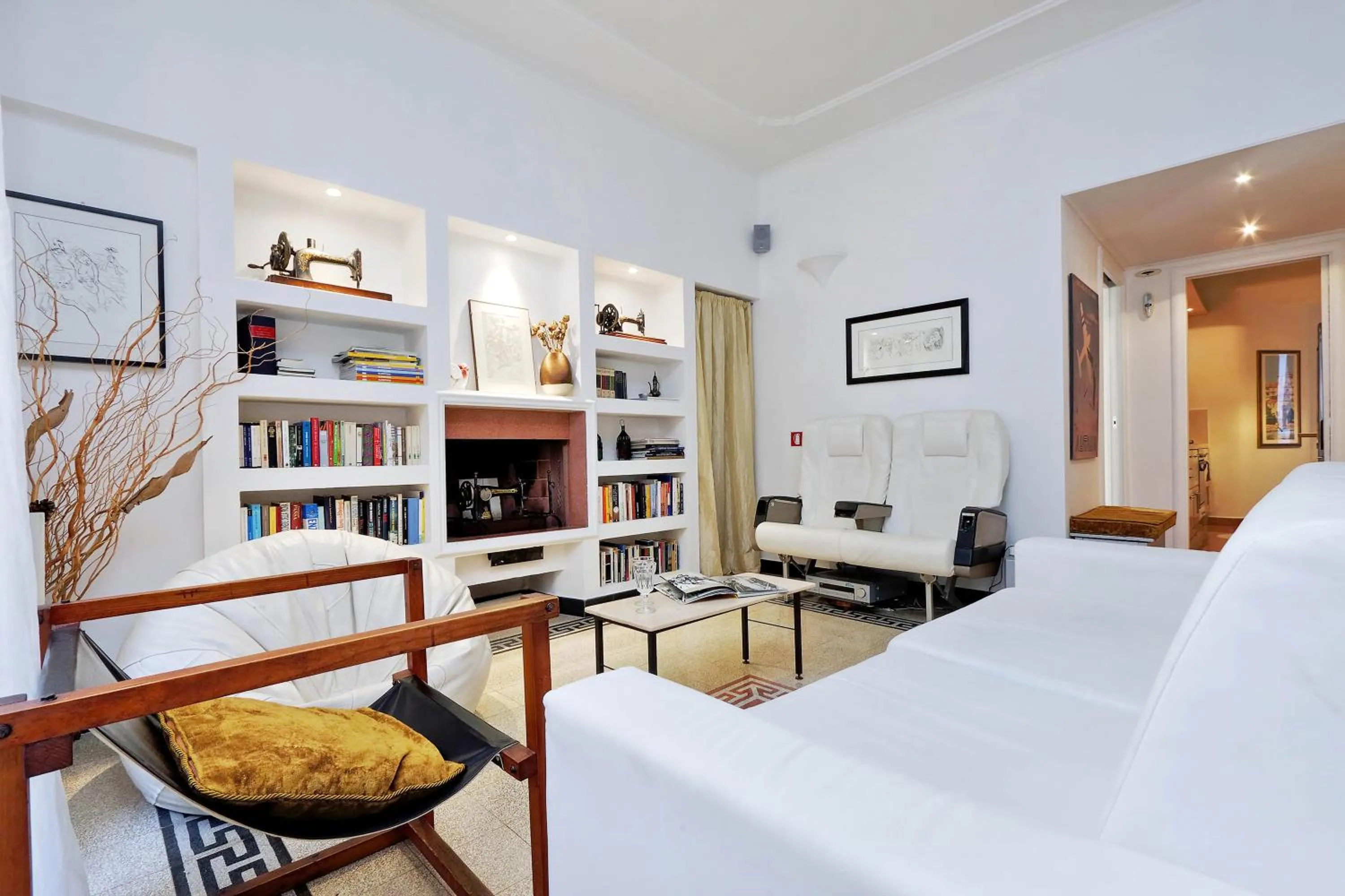 Living room, Bed in Clementina