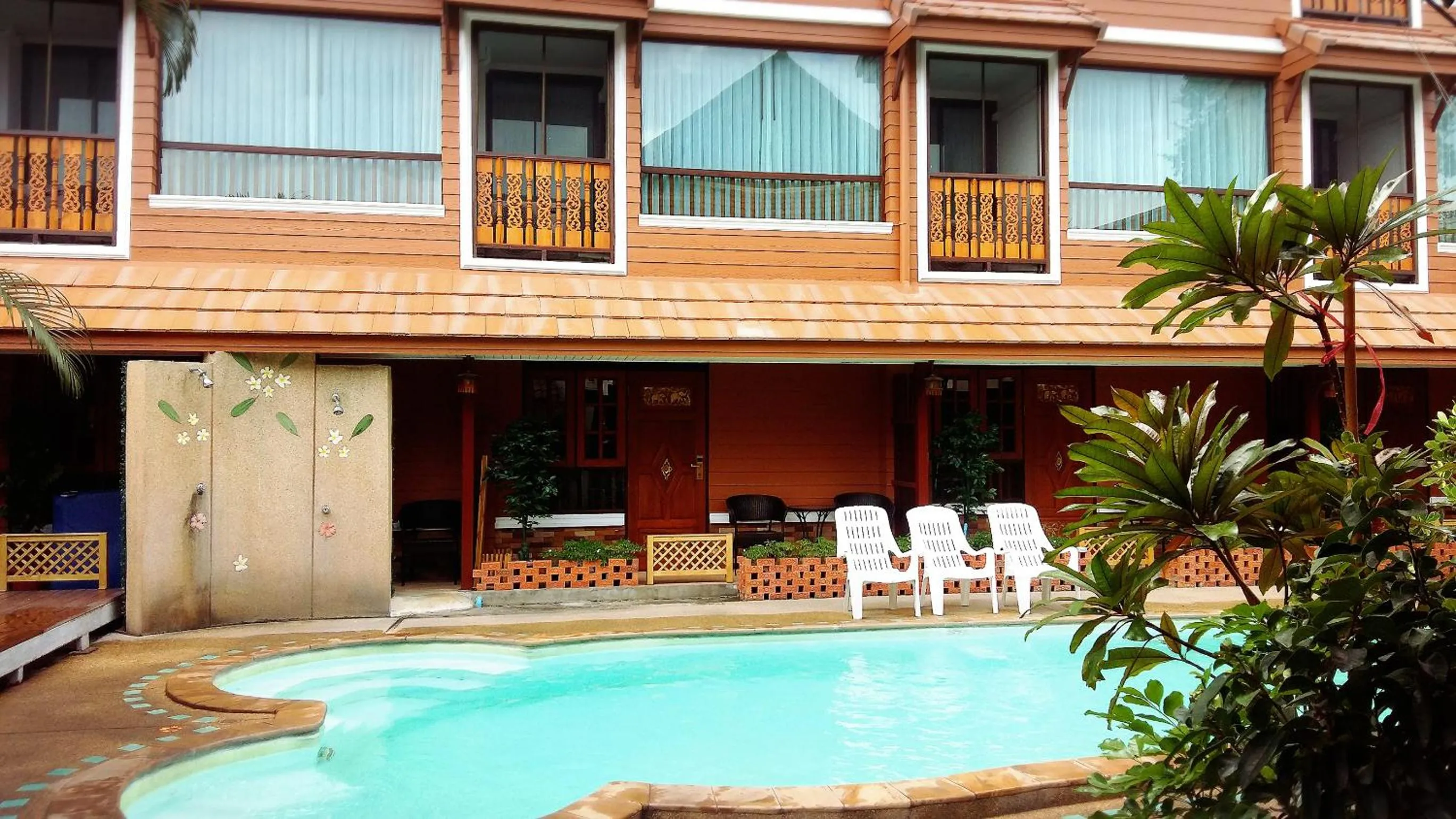 Pool view in MD Boutique Hotel