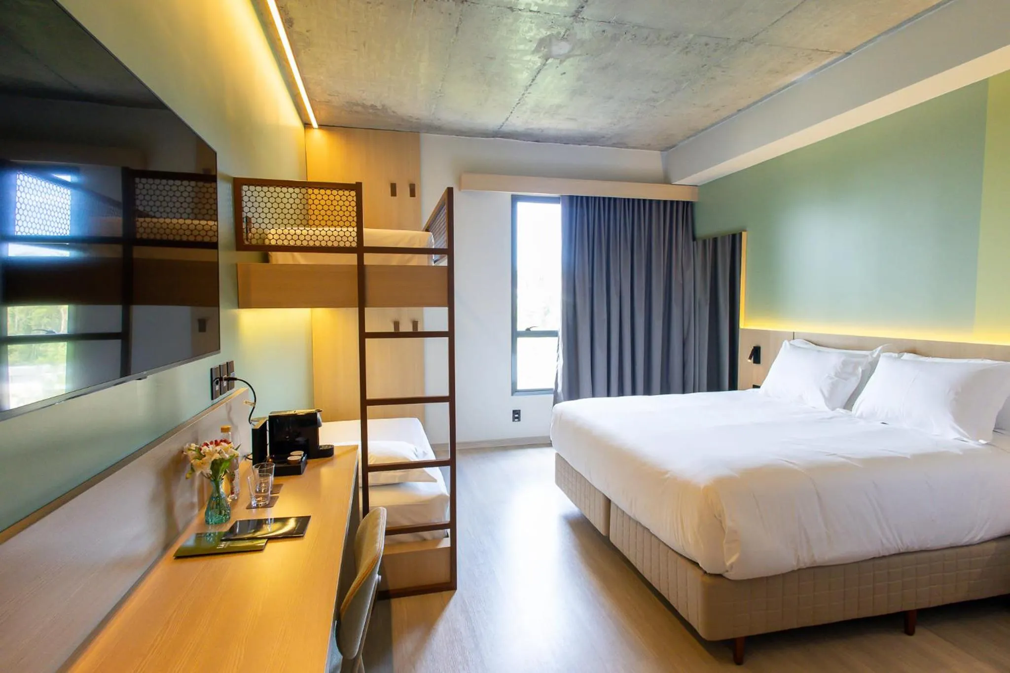 Bed in Liwe Hotels