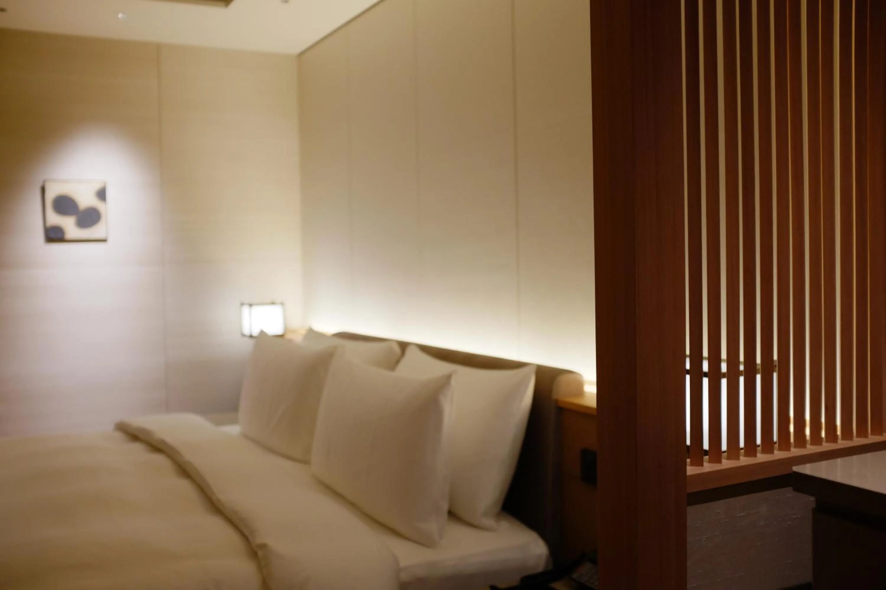 Bed in Imperial Hotel, Kyoto