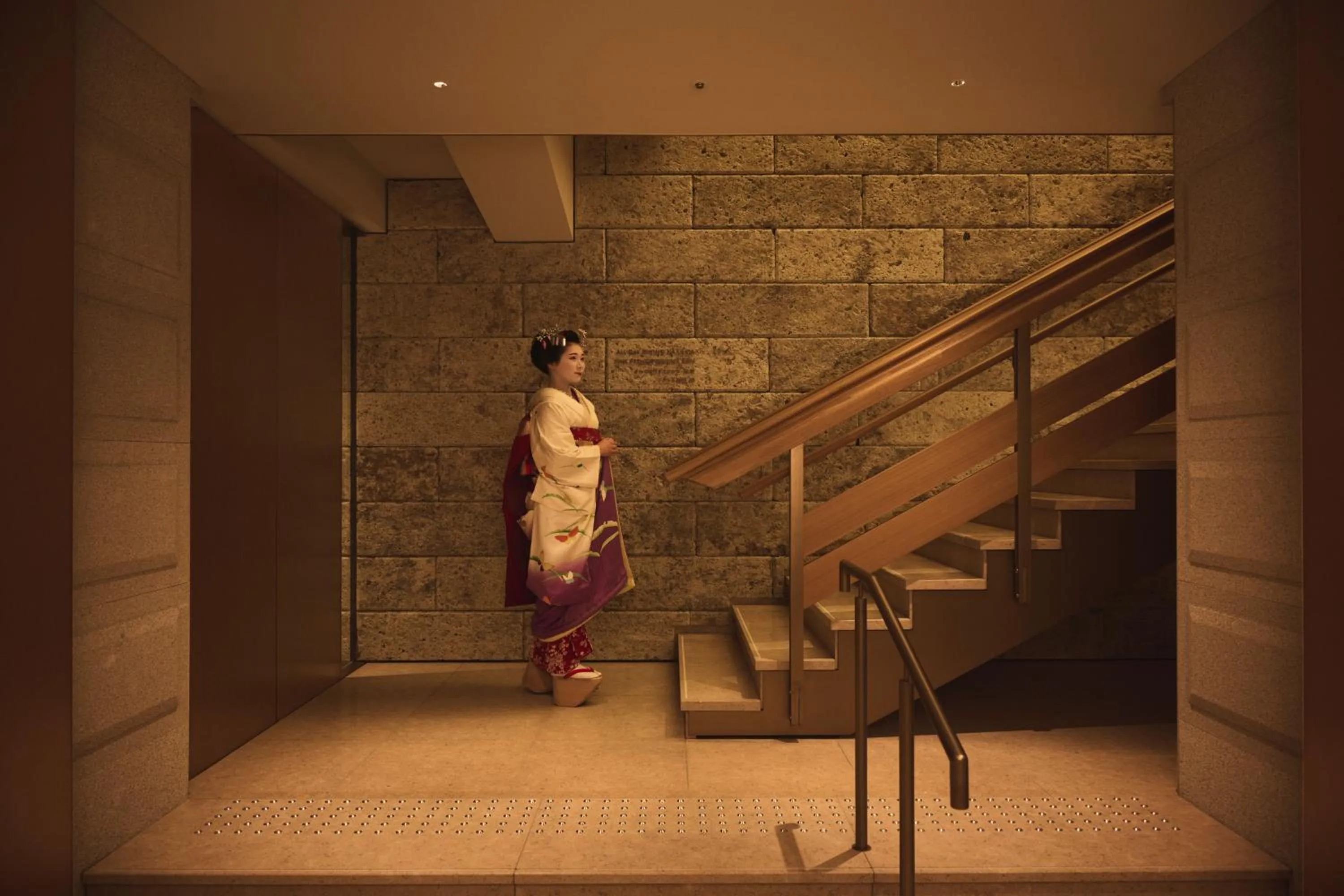 People in Imperial Hotel, Kyoto