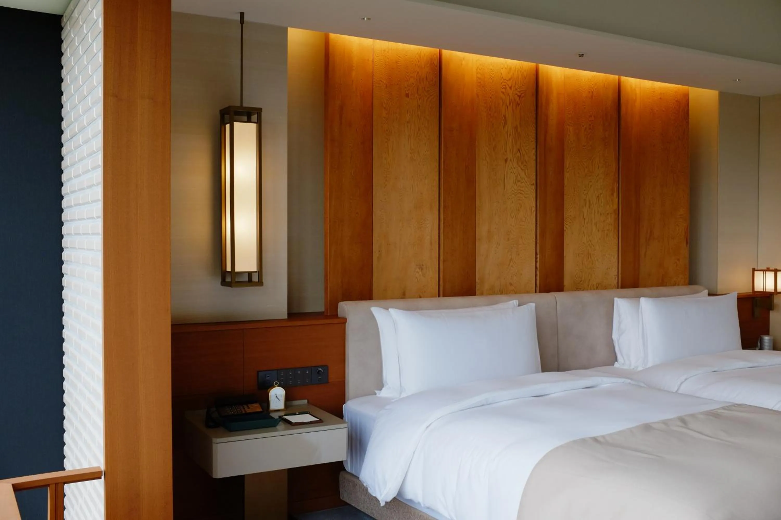Bed in Imperial Hotel, Kyoto