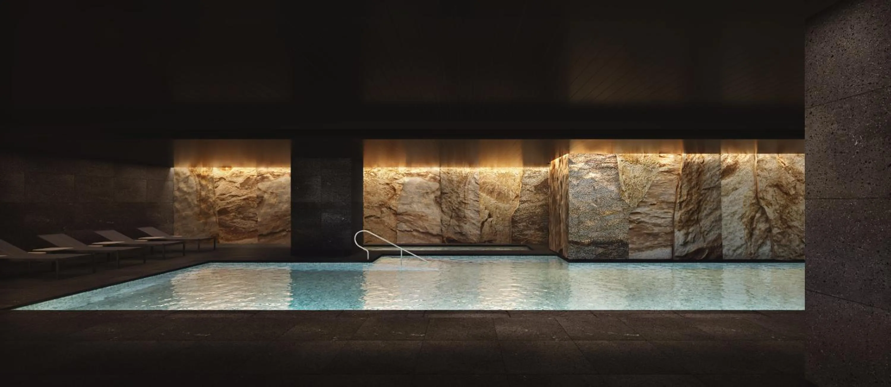 Pool view in Imperial Hotel, Kyoto