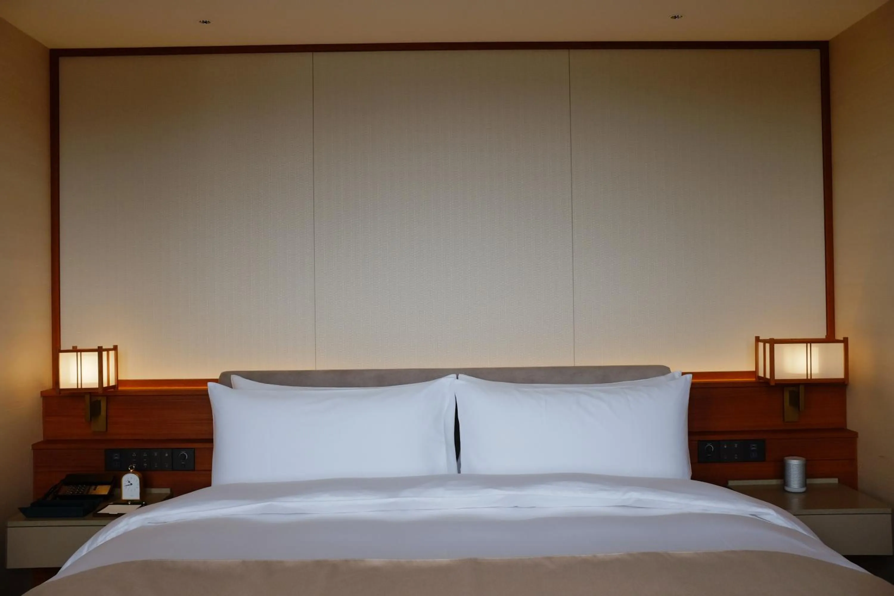 Bed in Imperial Hotel, Kyoto