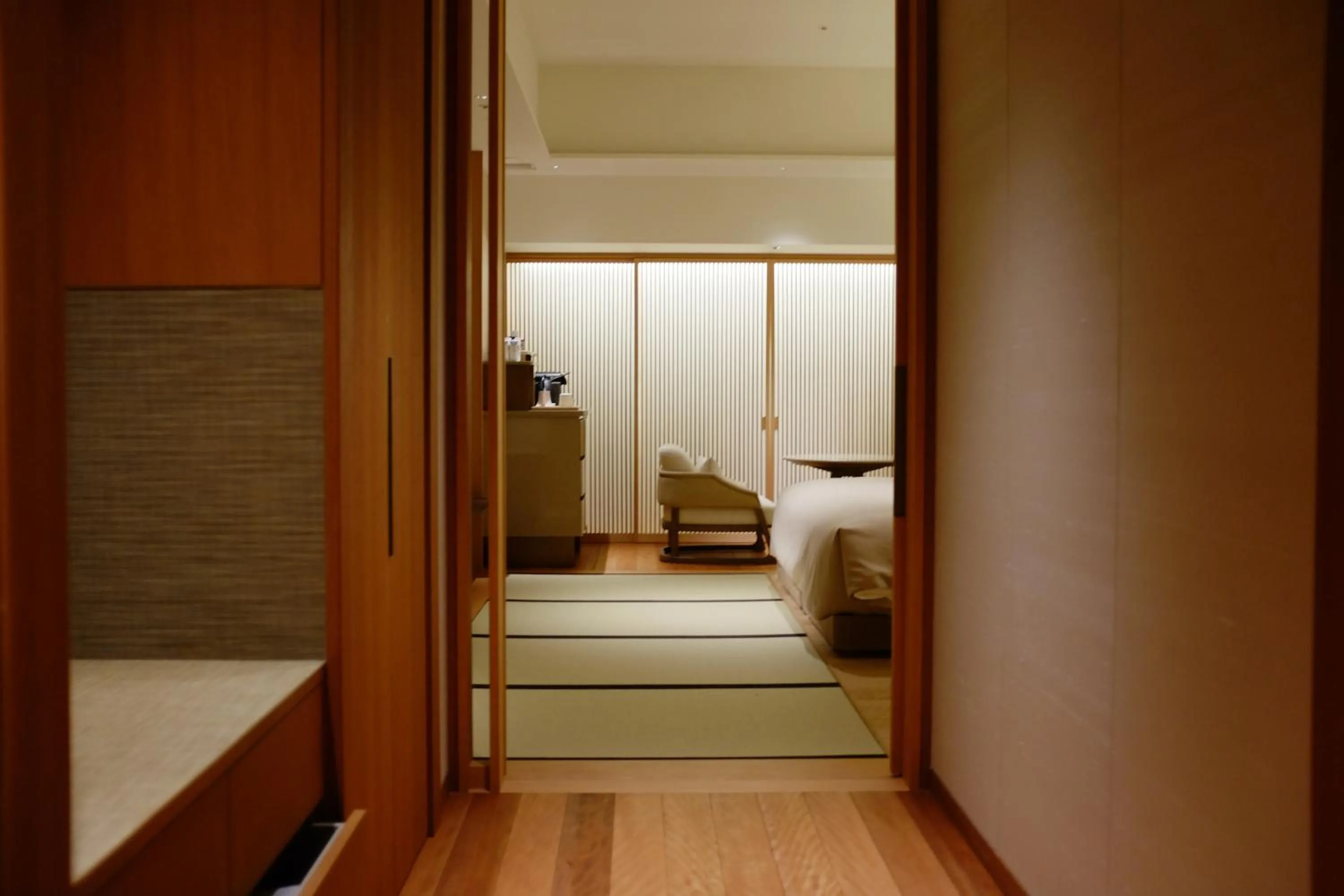 Bed in Imperial Hotel, Kyoto