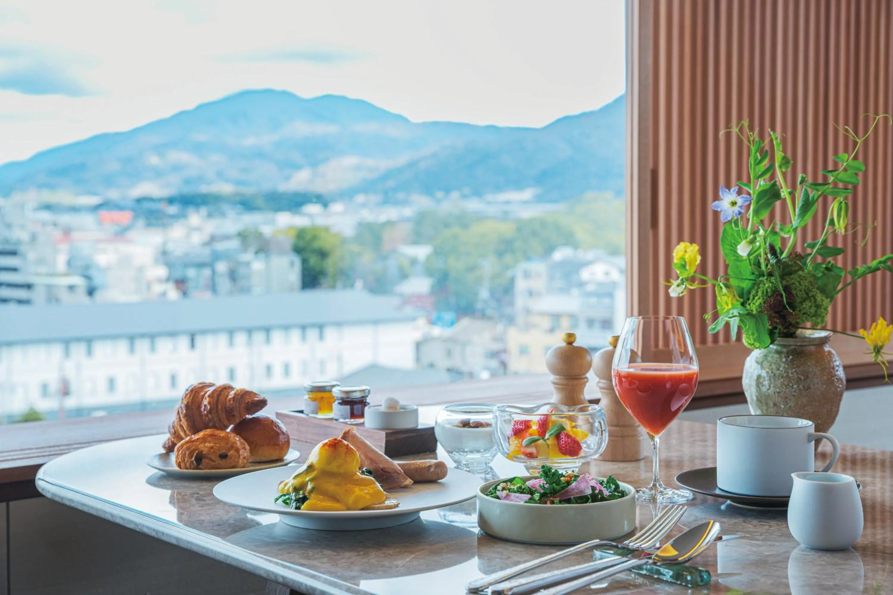 room service in Imperial Hotel, Kyoto