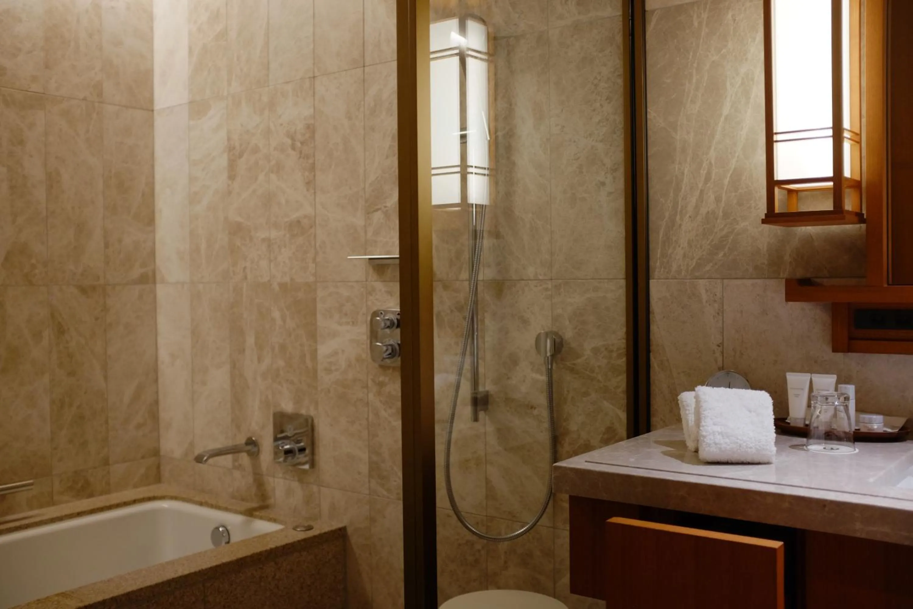 Shower in Imperial Hotel, Kyoto