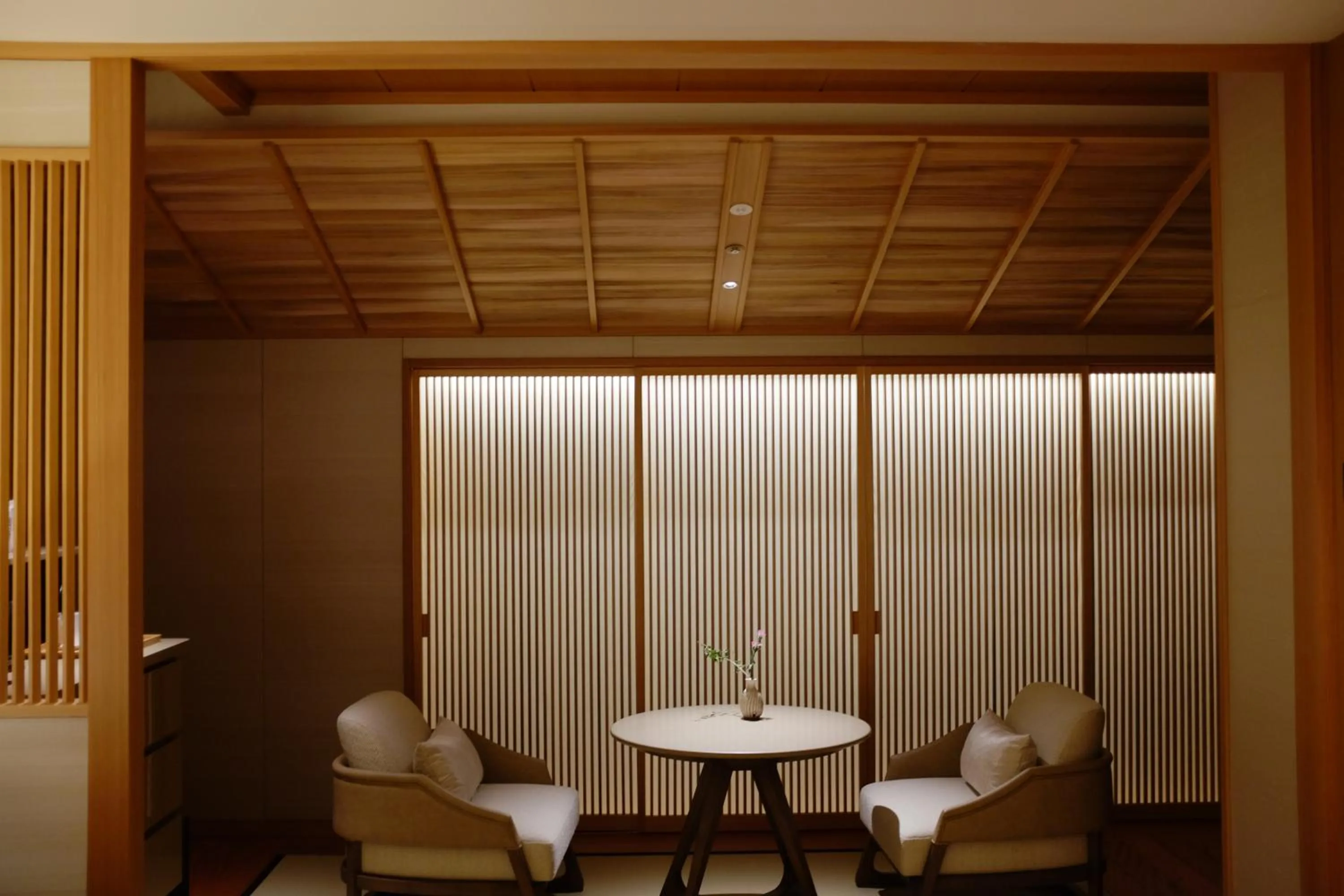 Dining area in Imperial Hotel, Kyoto
