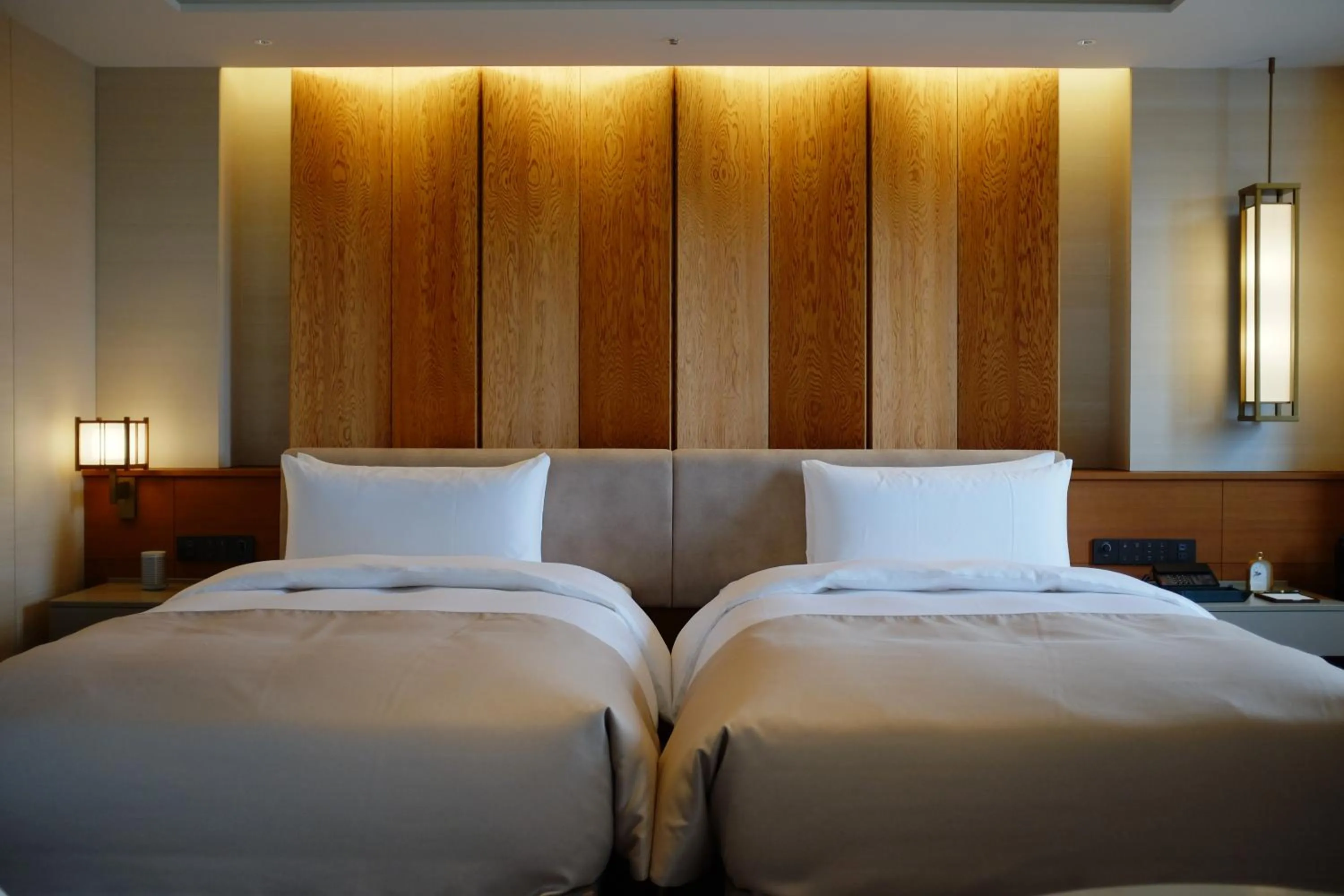 Bed in Imperial Hotel, Kyoto