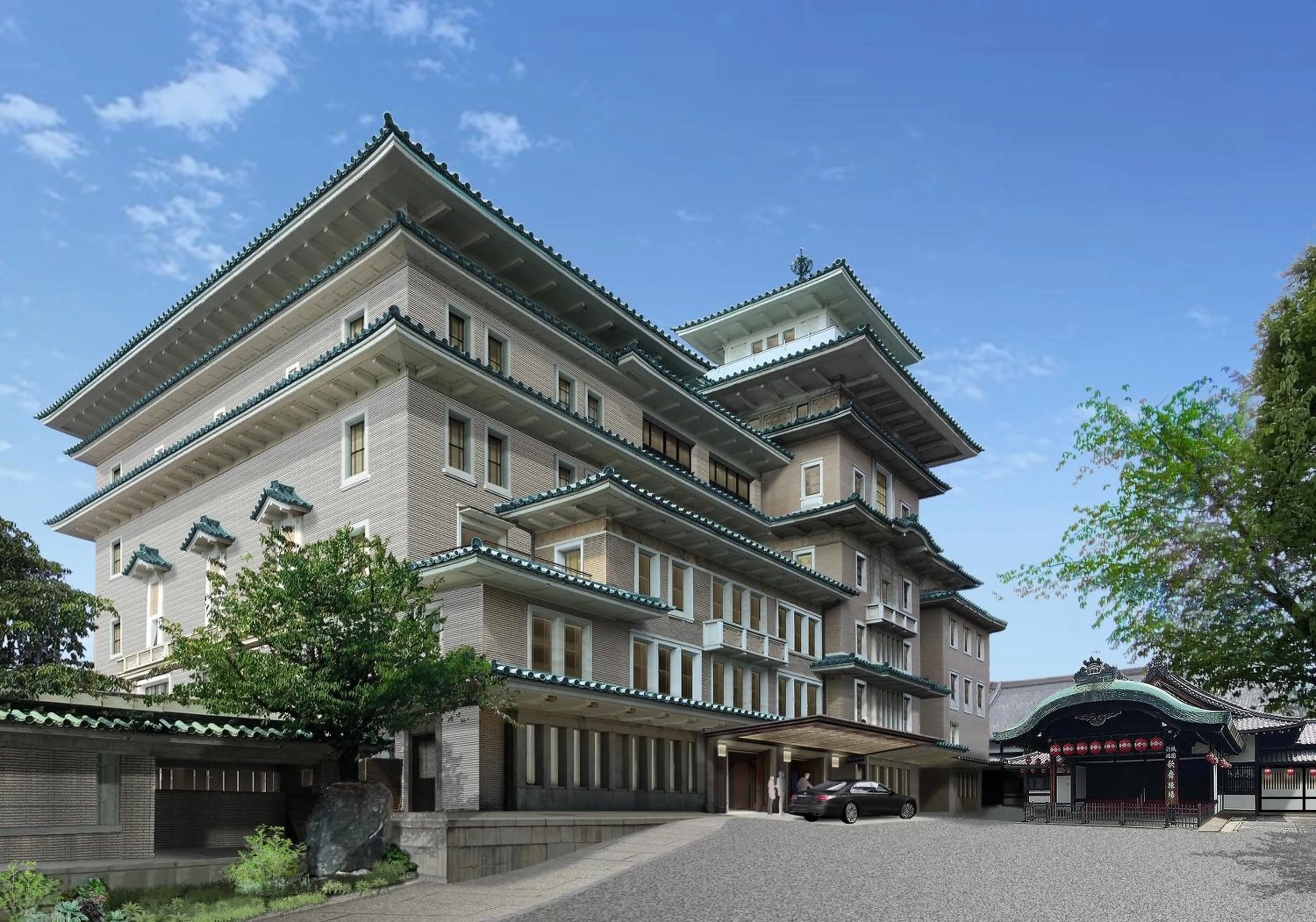 Property building in Imperial Hotel, Kyoto