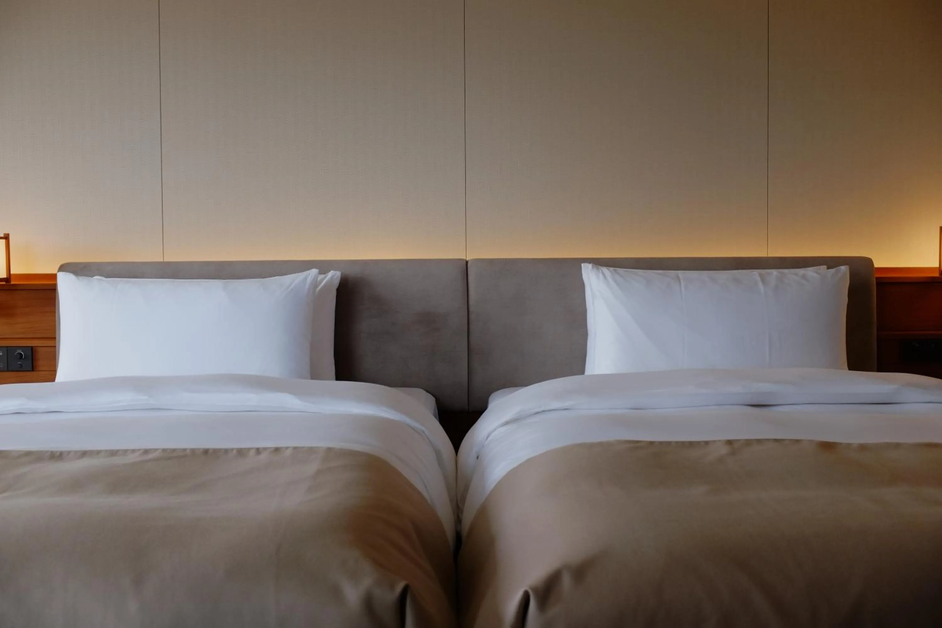 Bed in Imperial Hotel, Kyoto