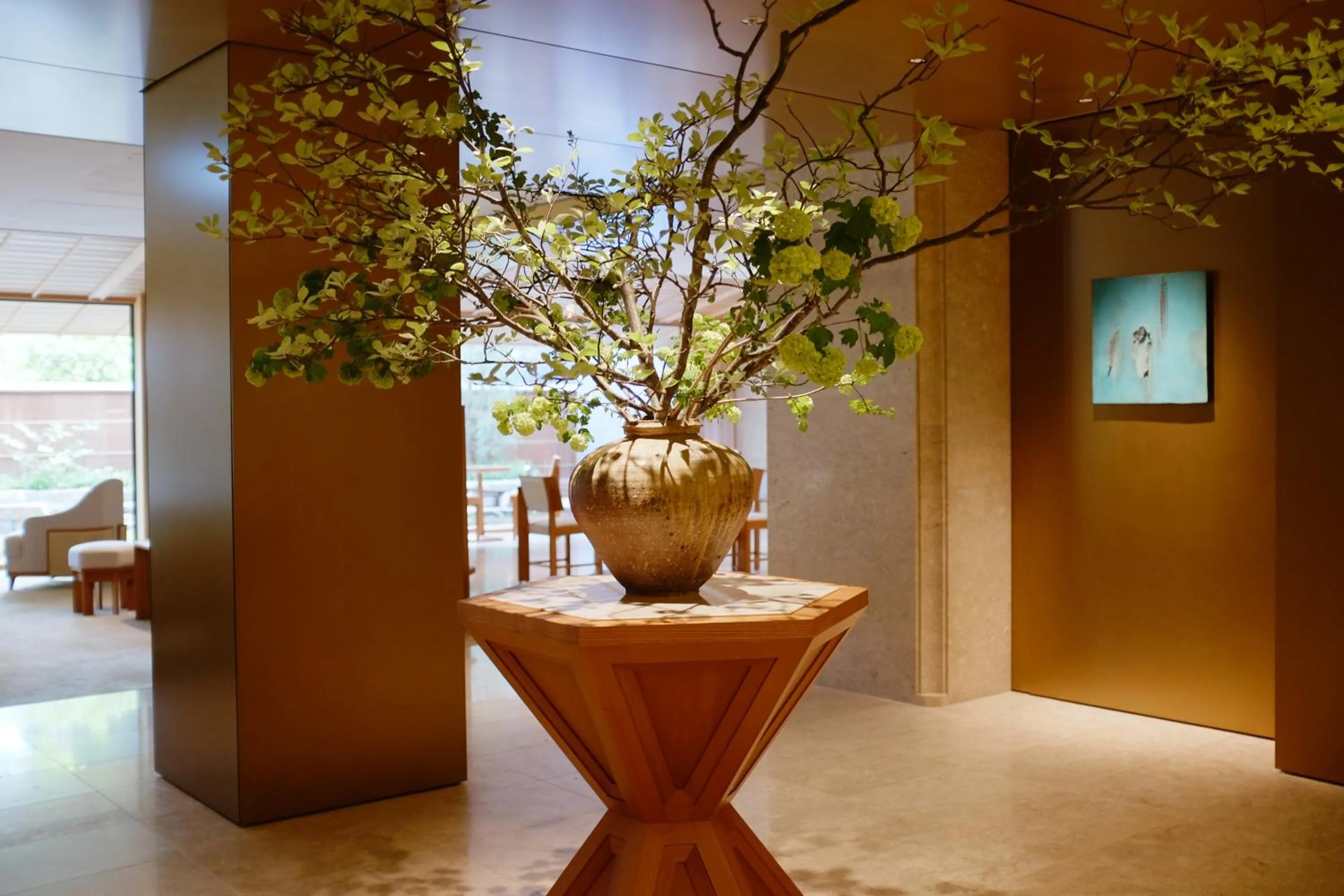 Lobby or reception in Imperial Hotel, Kyoto