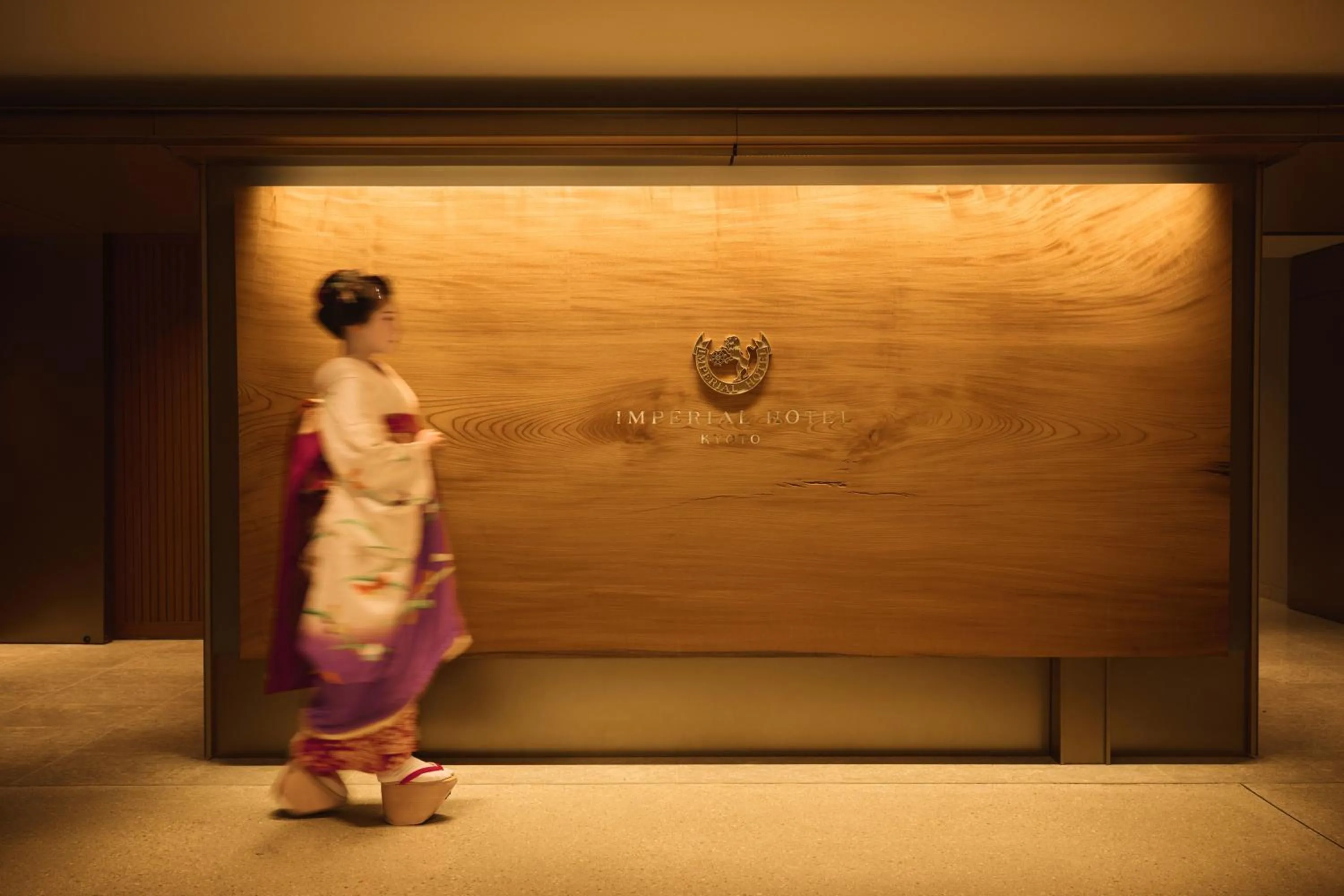 People in Imperial Hotel, Kyoto