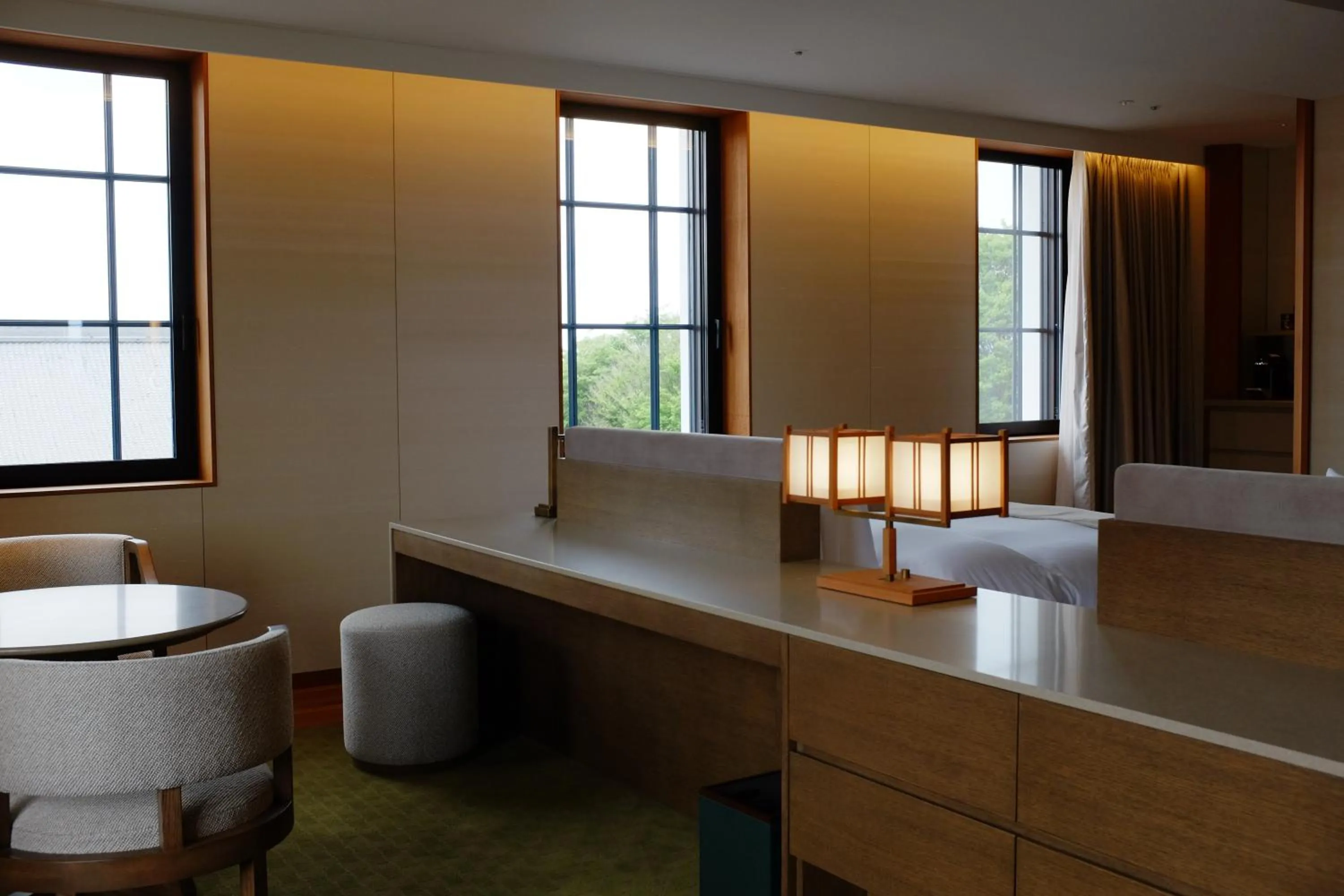 Photo of the whole room in Imperial Hotel, Kyoto