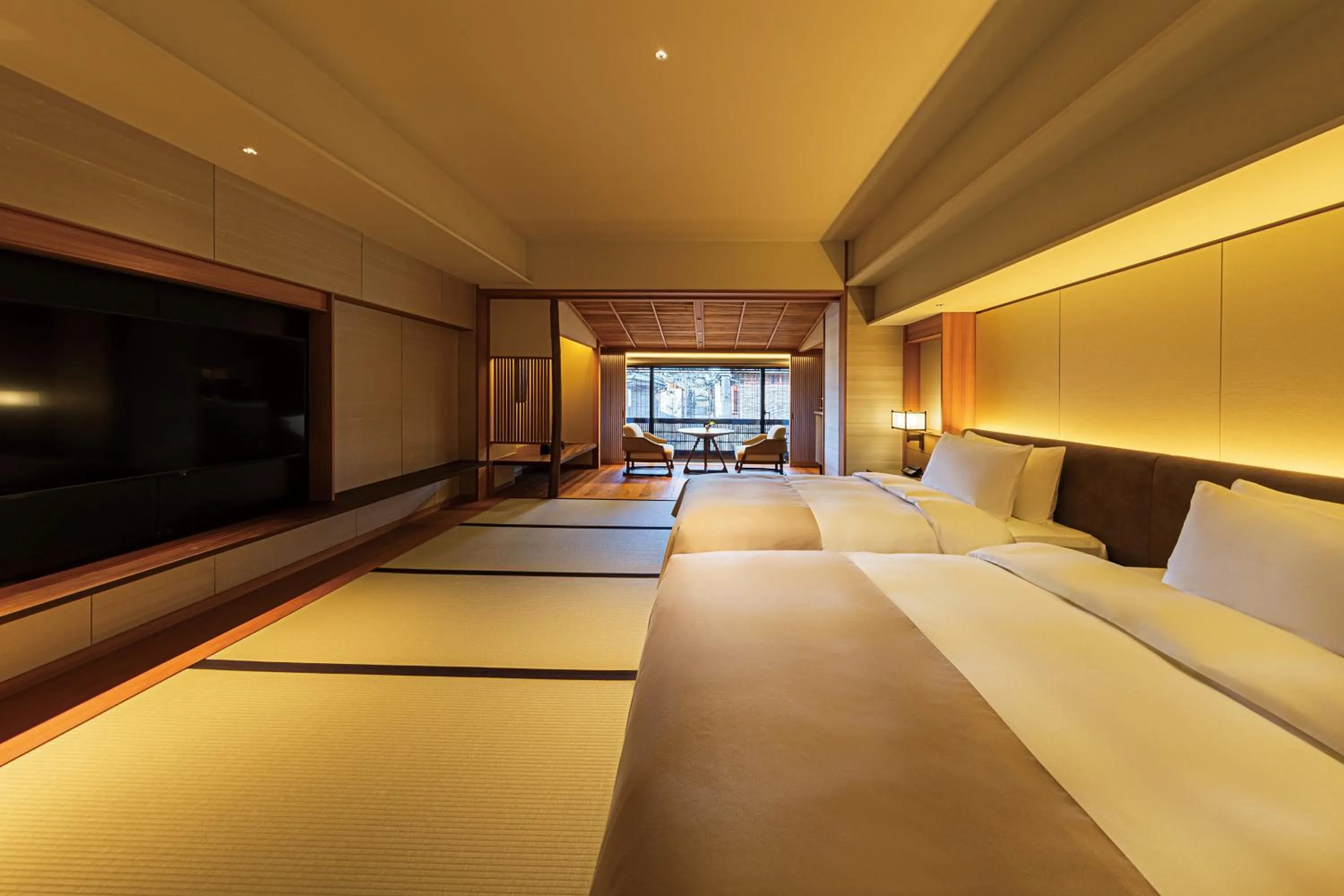 Photo of the whole room in Imperial Hotel, Kyoto