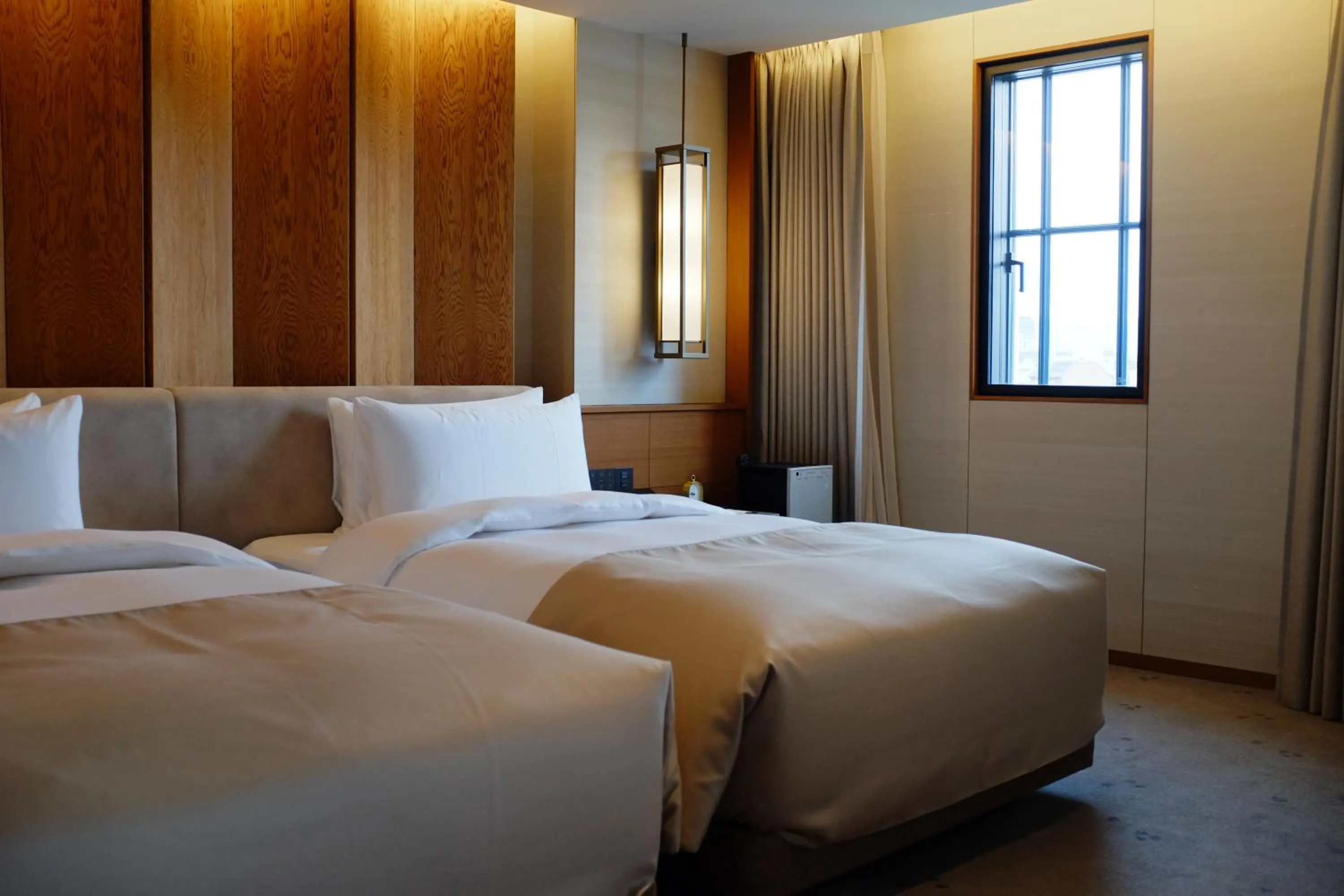 Bed in Imperial Hotel, Kyoto