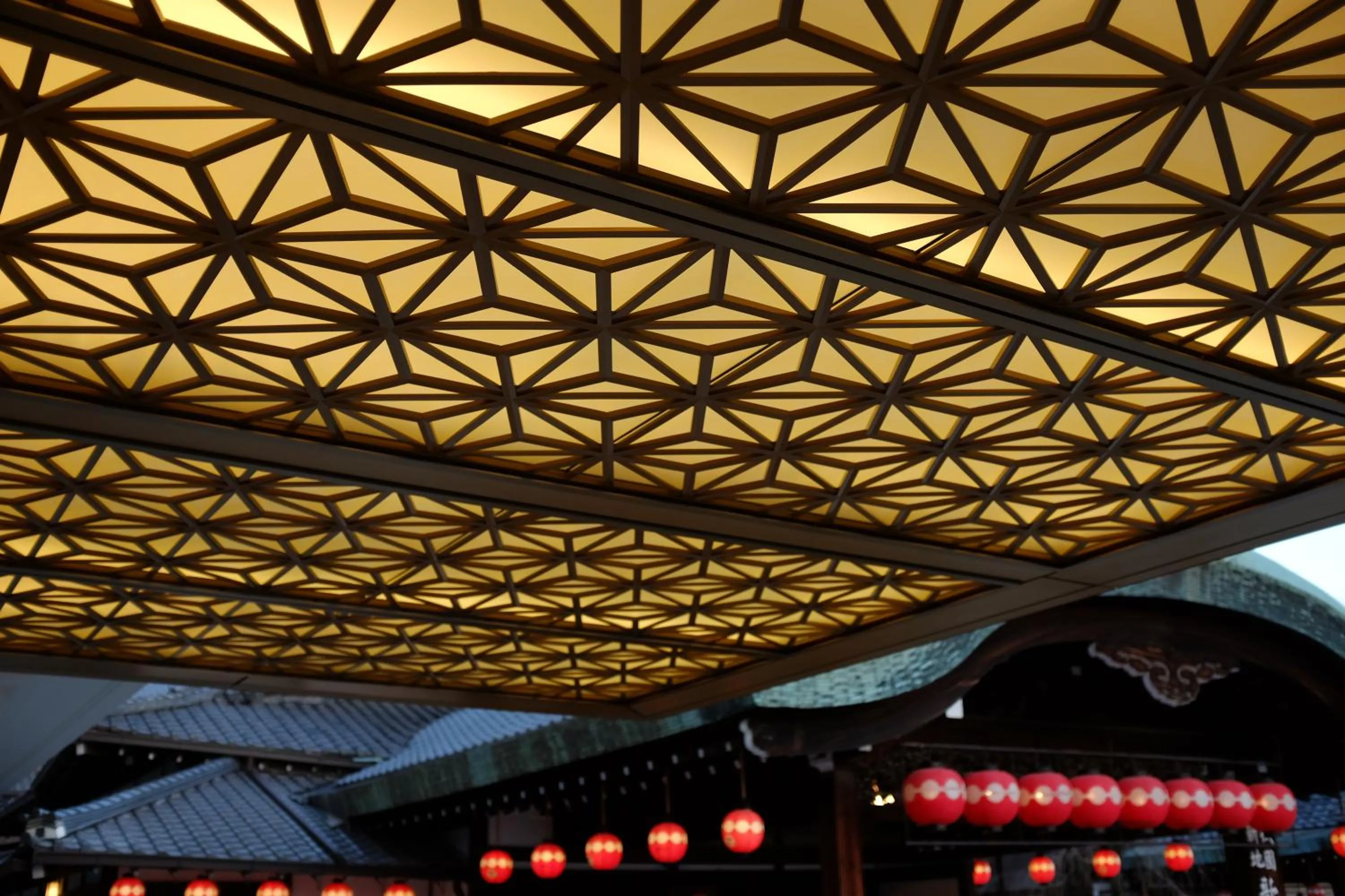 Facade/entrance in Imperial Hotel, Kyoto