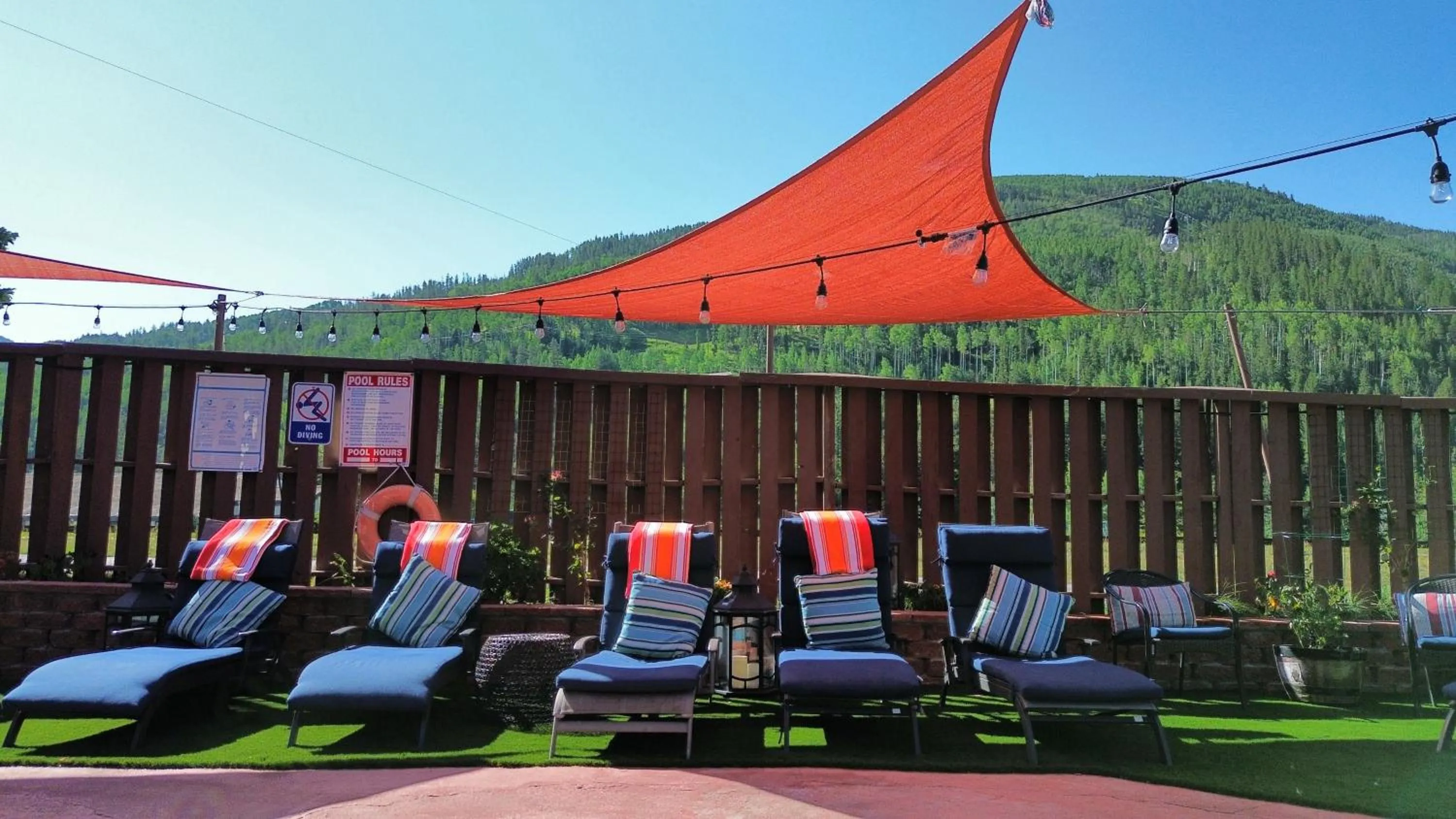 sunbed in Vail Run Resort